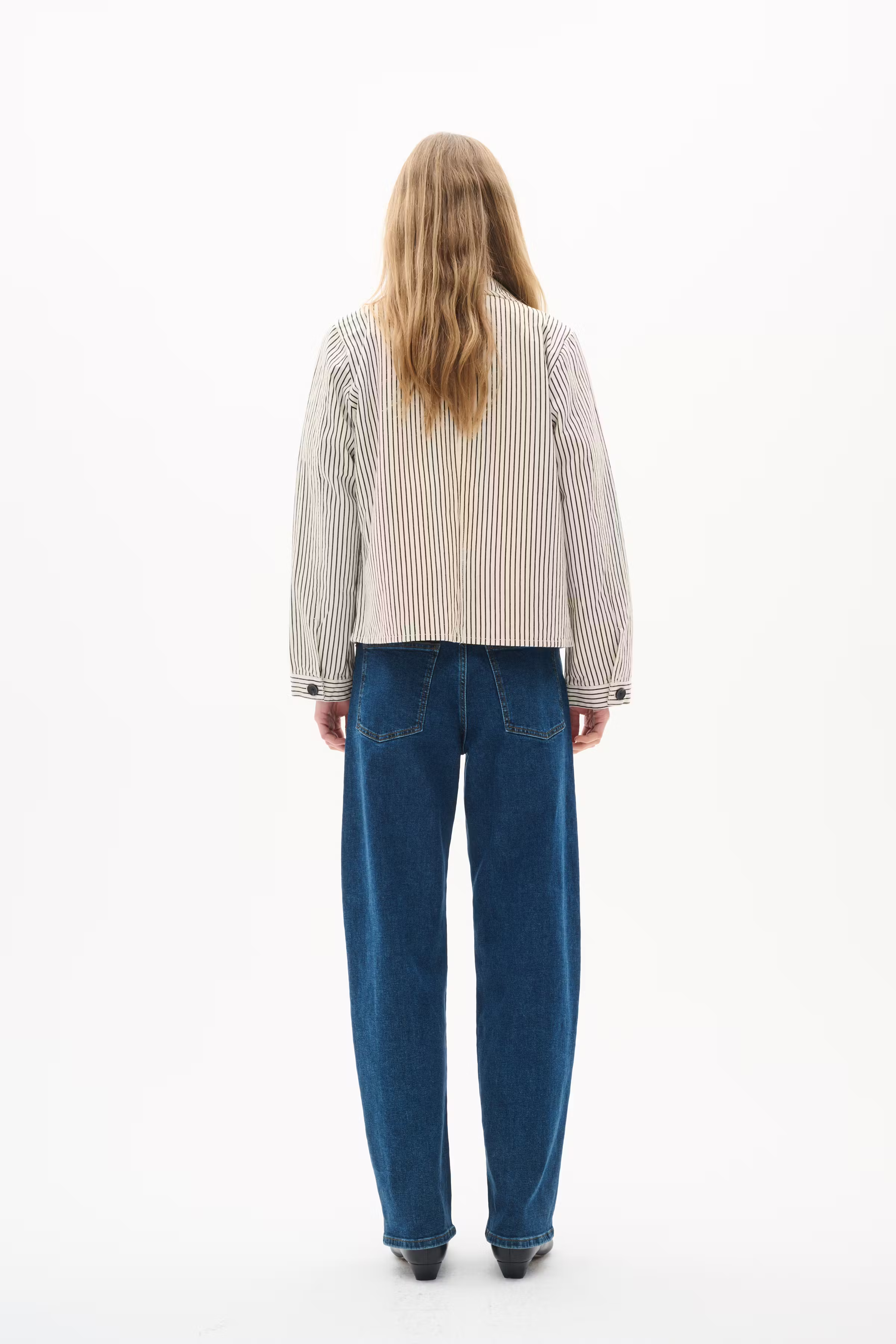 BaiIW Causal denim jas LOOKBOOK BACK 30110563-302821