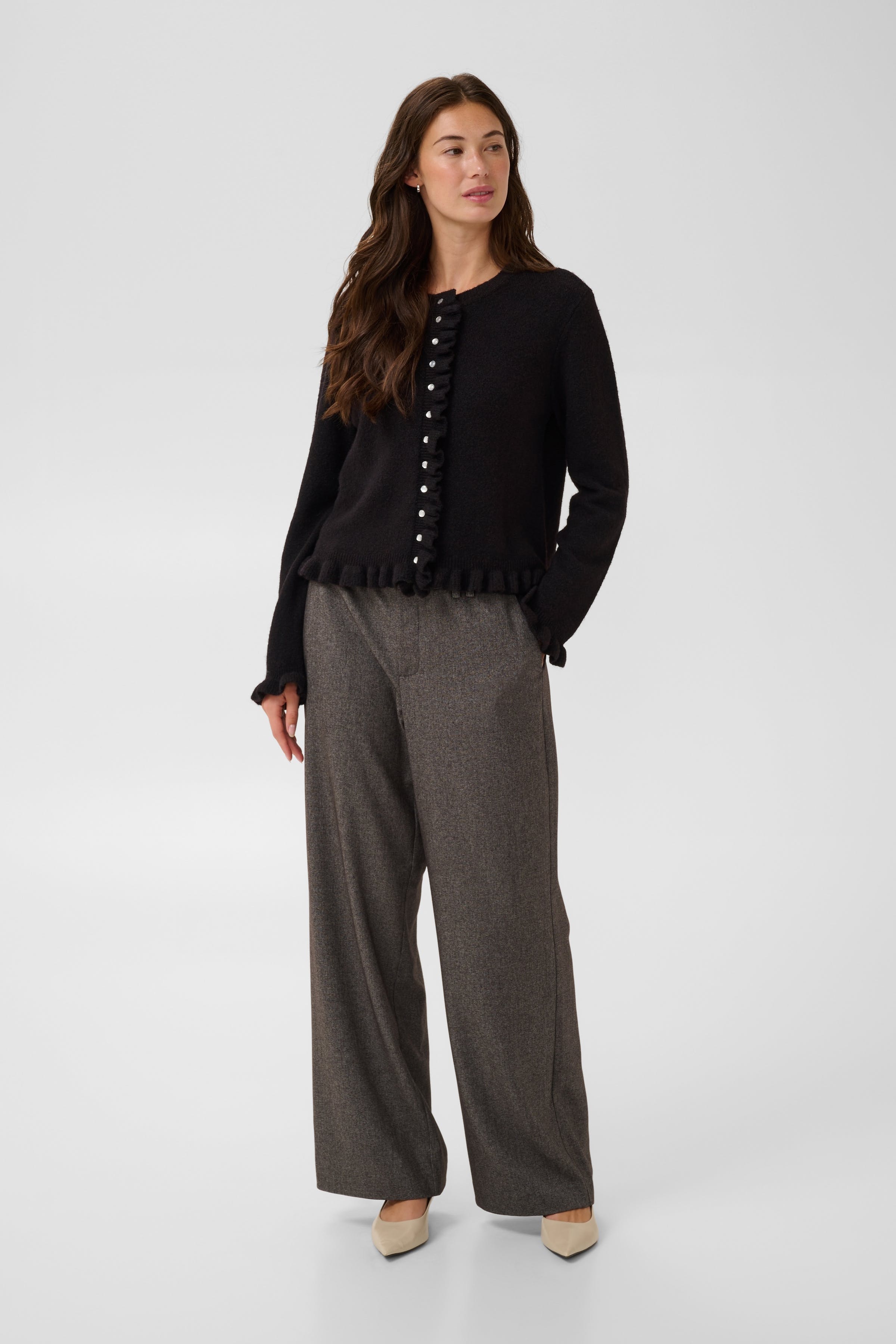 CUjulietta Cardigan med flæser LOOKBOOK FRONT 50112898-1909151