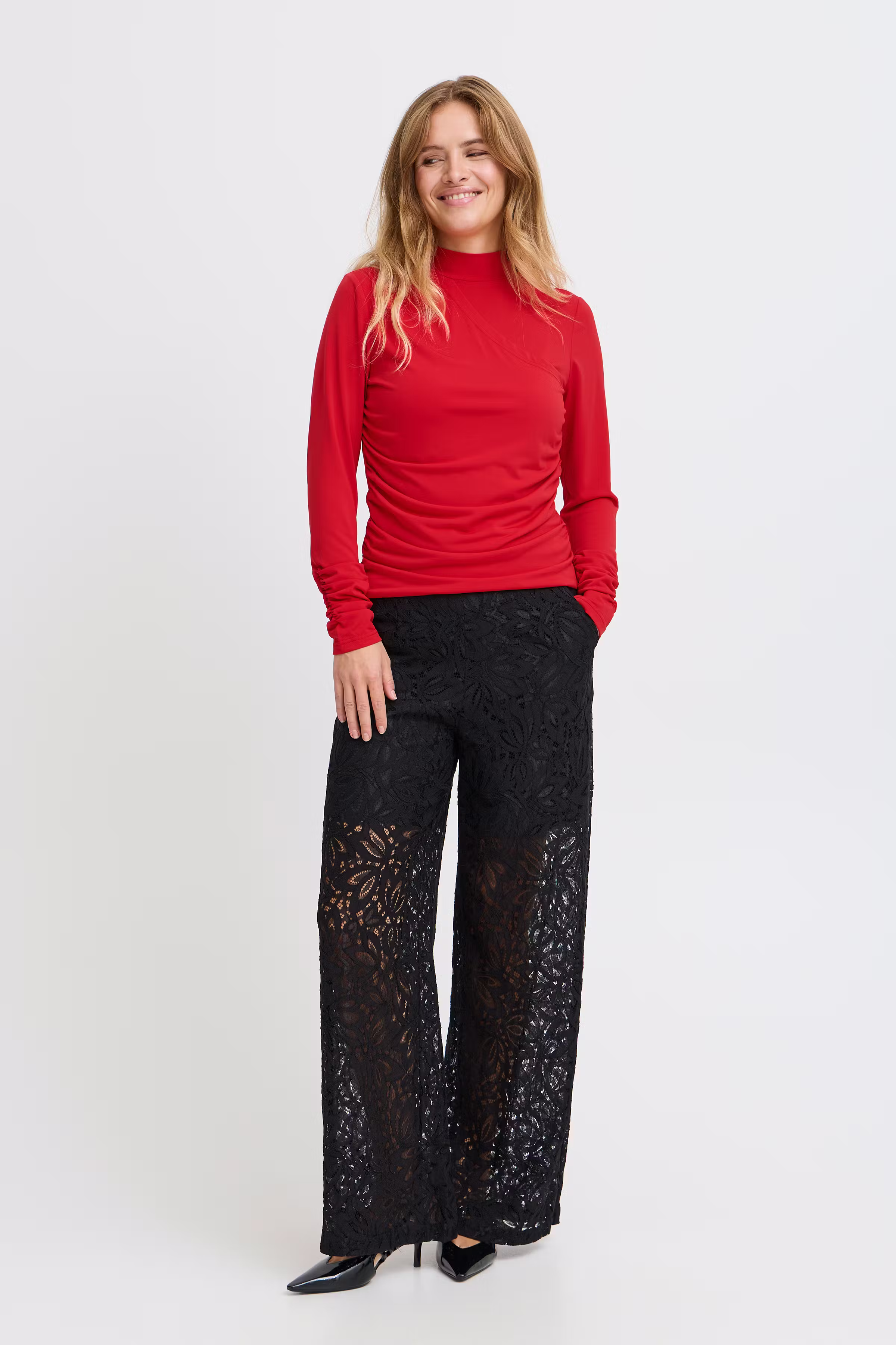 PZBARRIET Bluse LOOKBOOK FRONT 50208561-191761