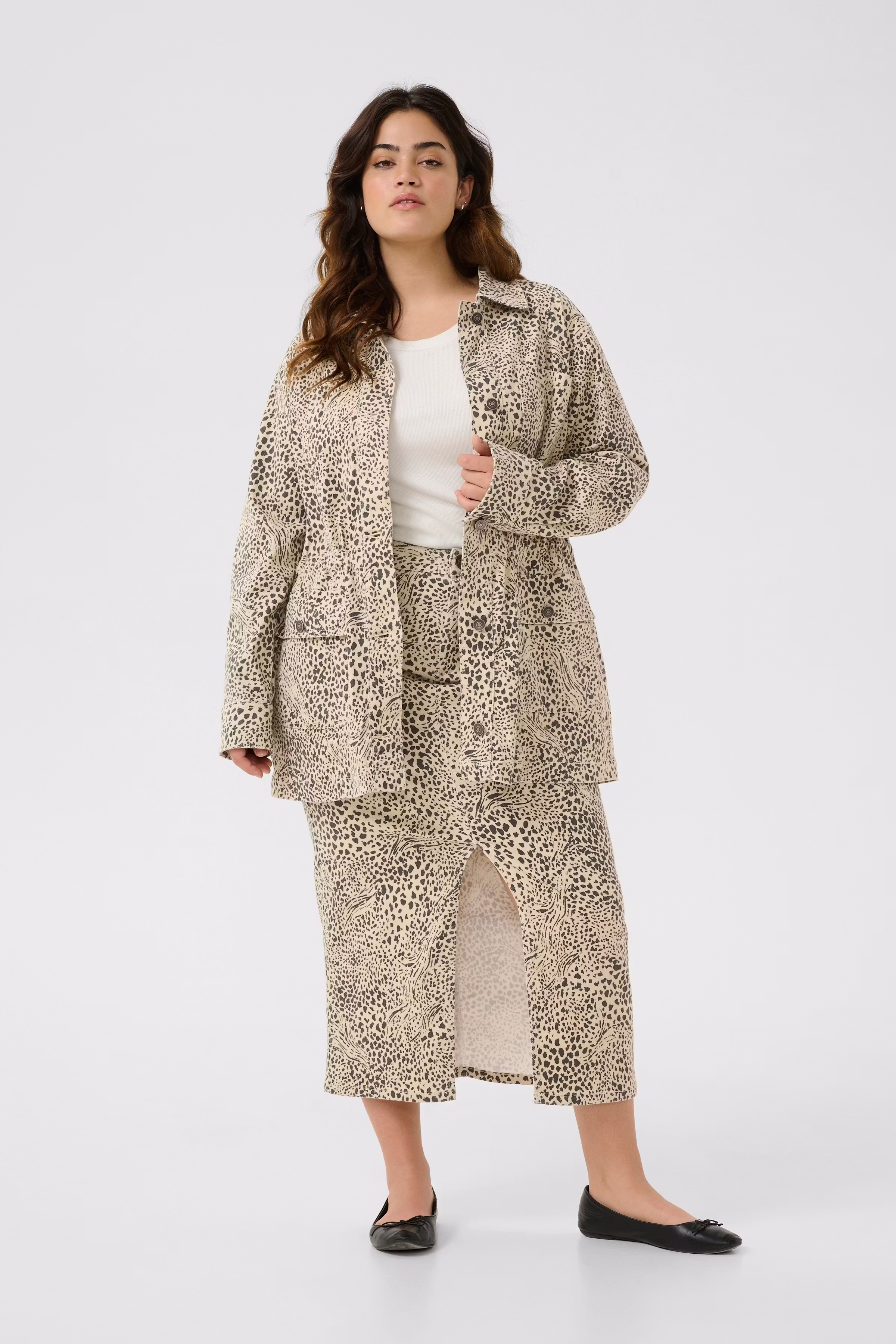 KClisia Leopardjakke LOOKBOOK FRONT 10583201-107403