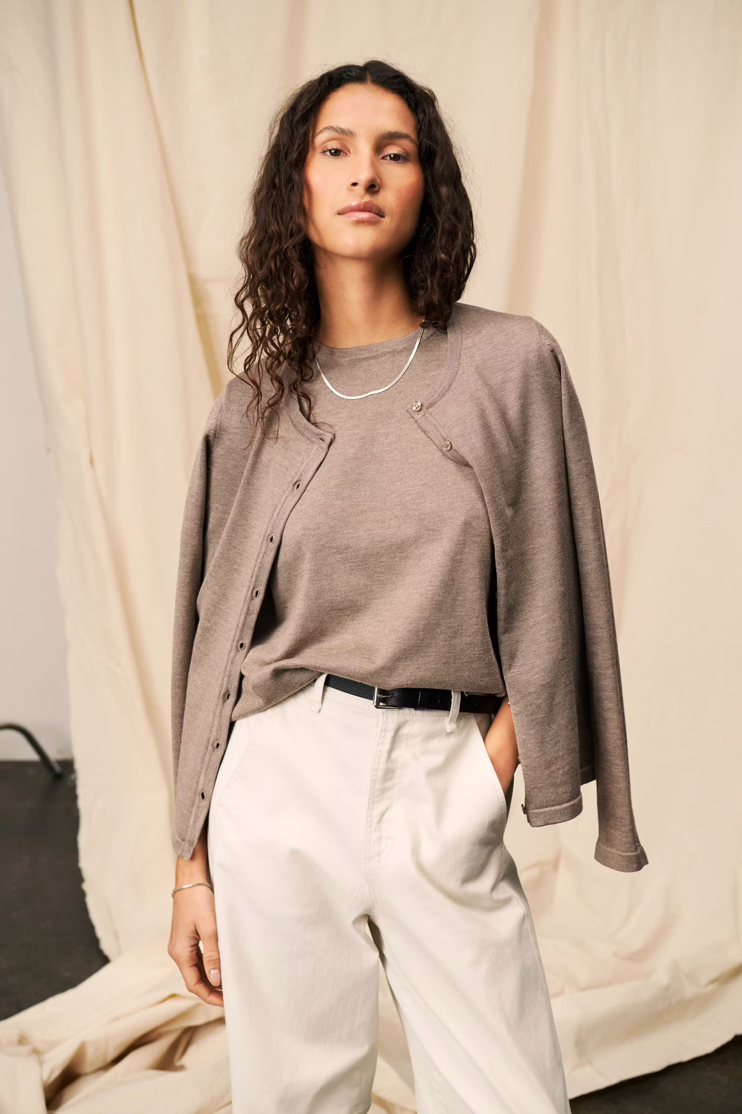 MilaSZ R-Neck Cardigan LOCATION NONE 30500005-1614061