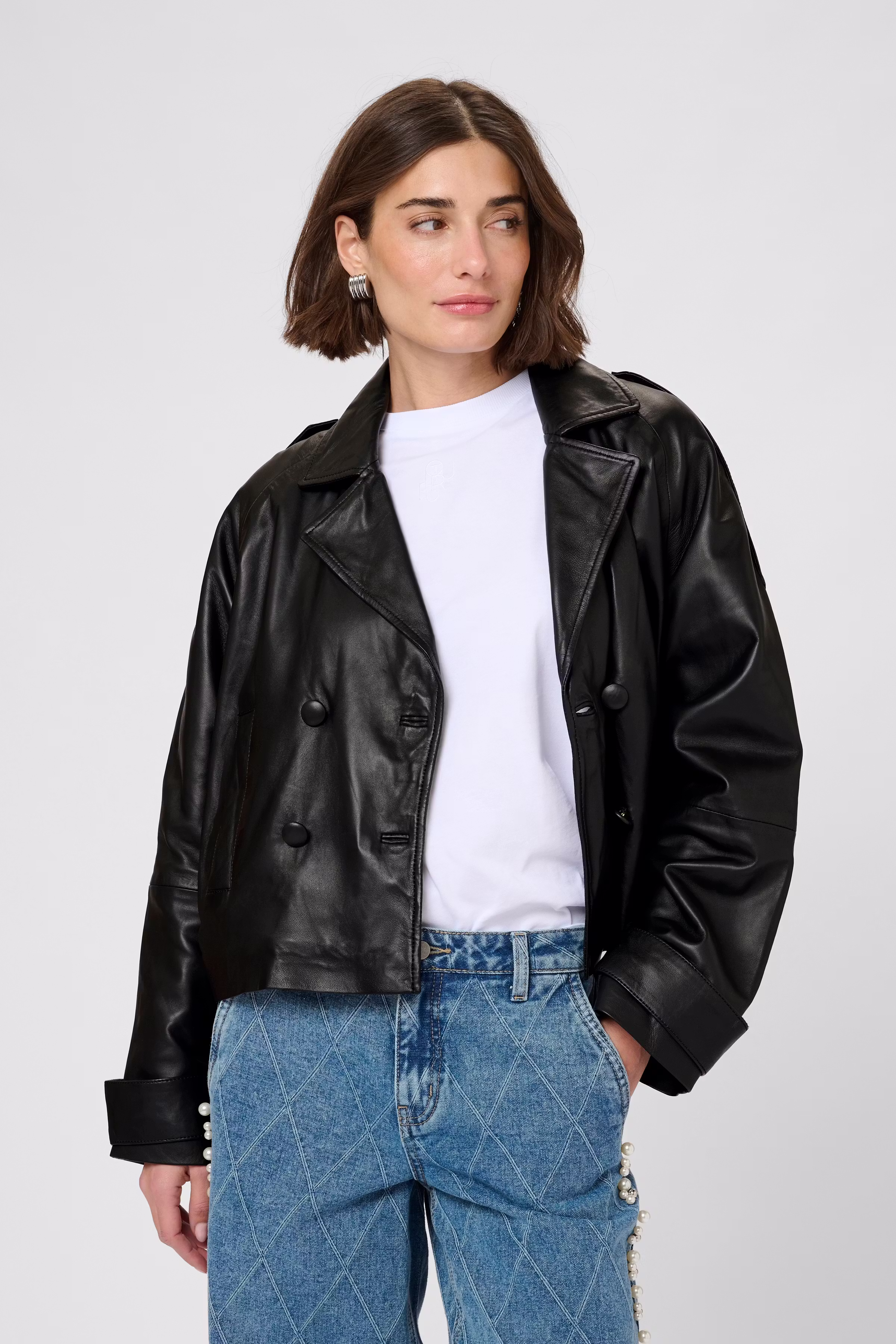 CUlima Lederjacke LOOKBOOK FRONT 50112349-500012