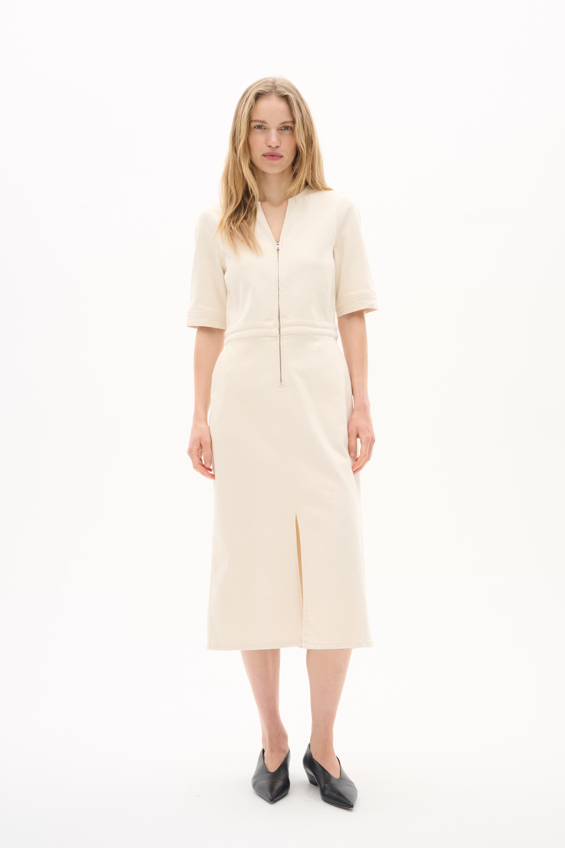 BaccaIW Denim Kleid LOOKBOOK FRONT 30110527-300597