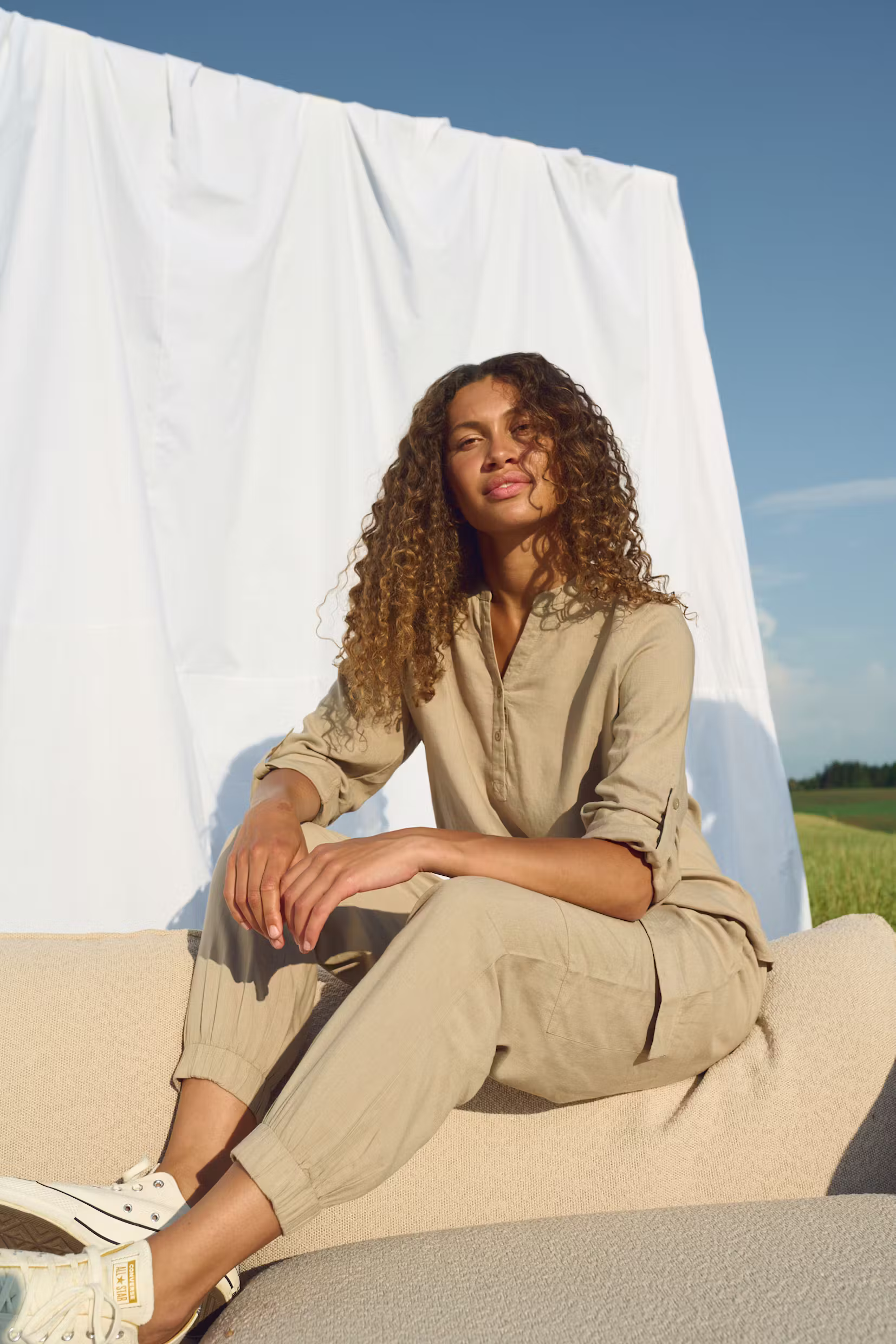 KAmilia Linnen Broek LOCATION NONE 10508429-171109