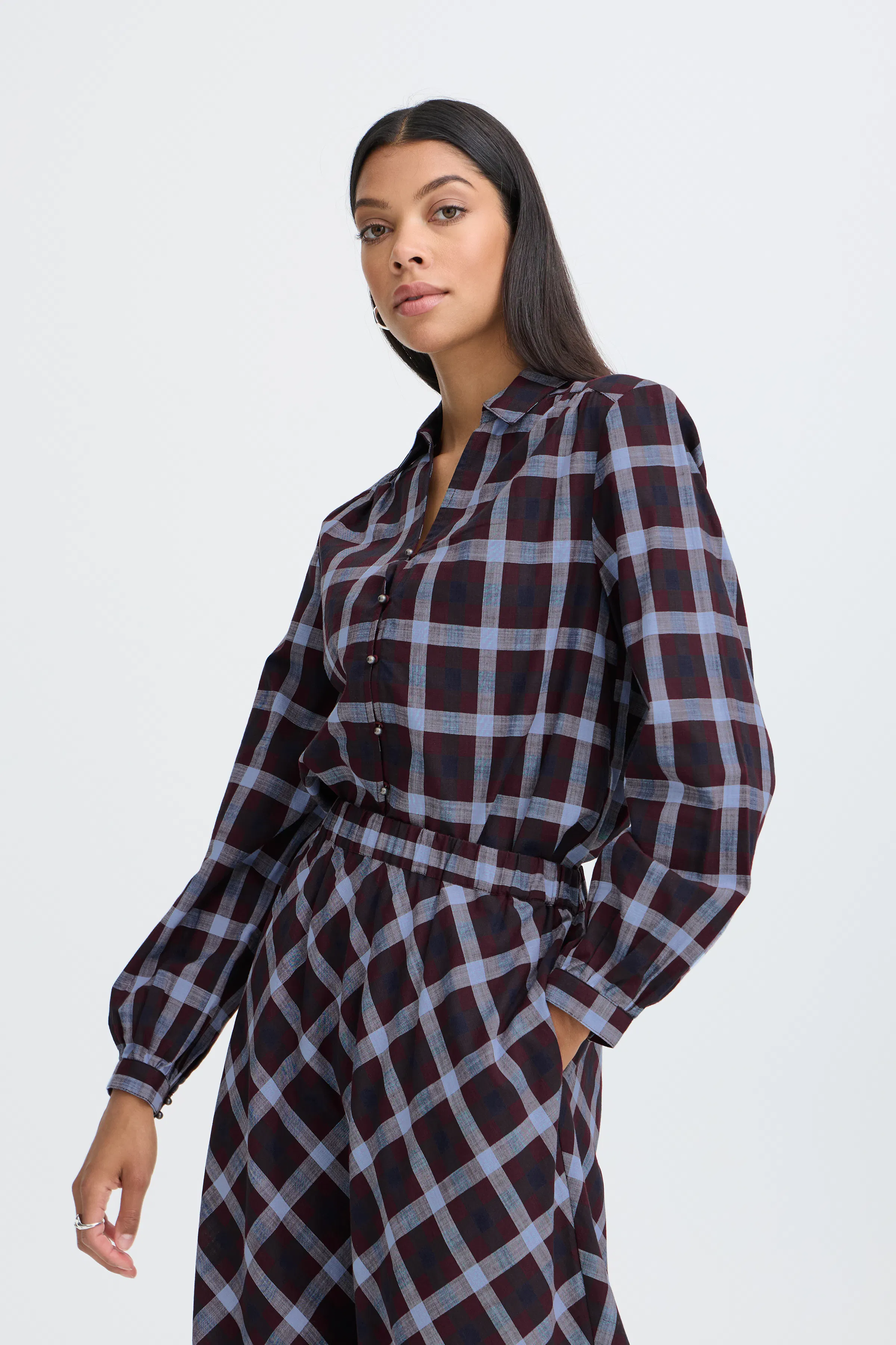 BYFLANNY Skjorte LOOKBOOK FRONT 20819338-900010815
