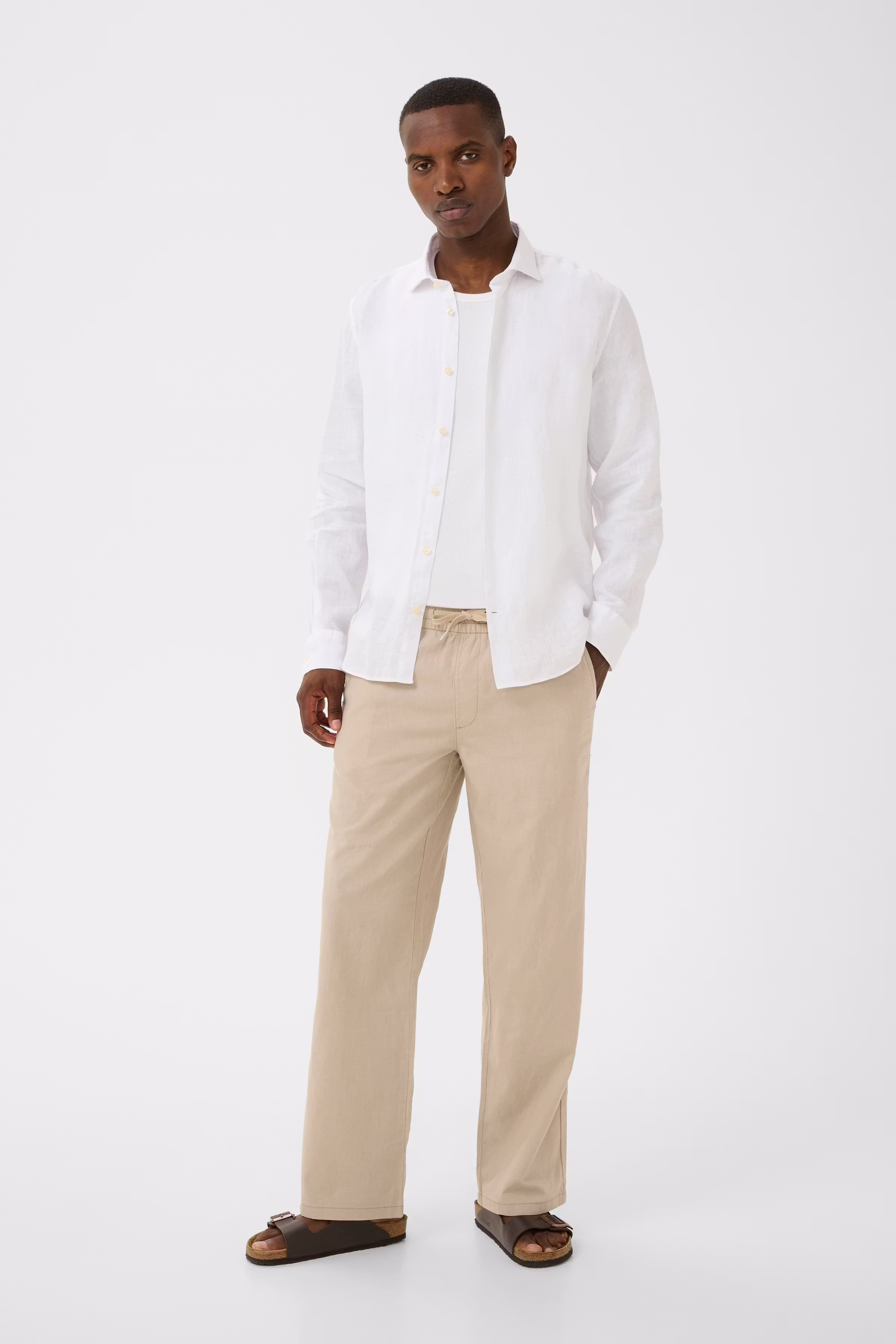 MAmarc linen shirt LOOKBOOK FRONT 30205841-114001