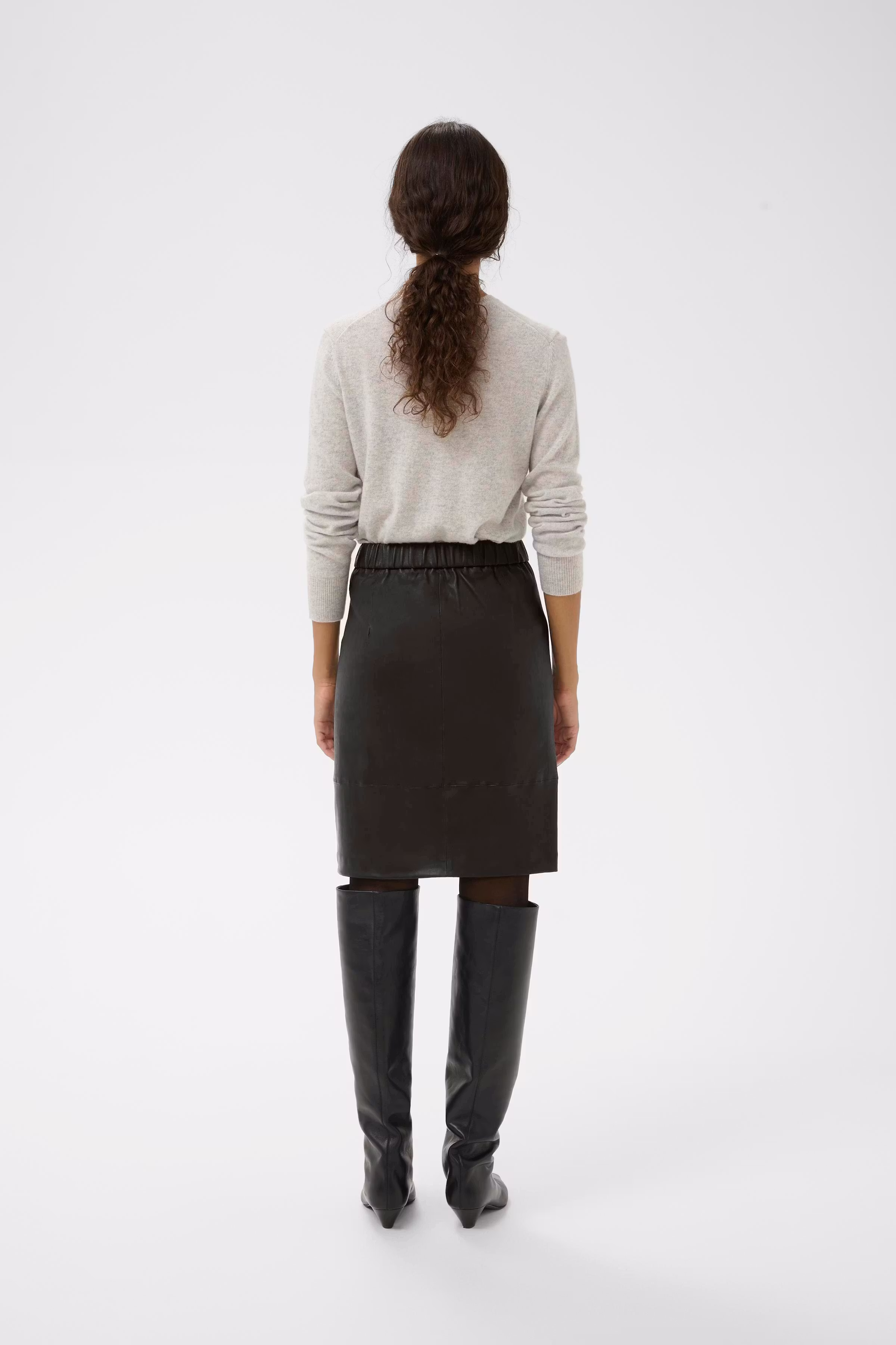 Luella Premium Leatherskirt LOOKBOOK BACK 30104310-10050