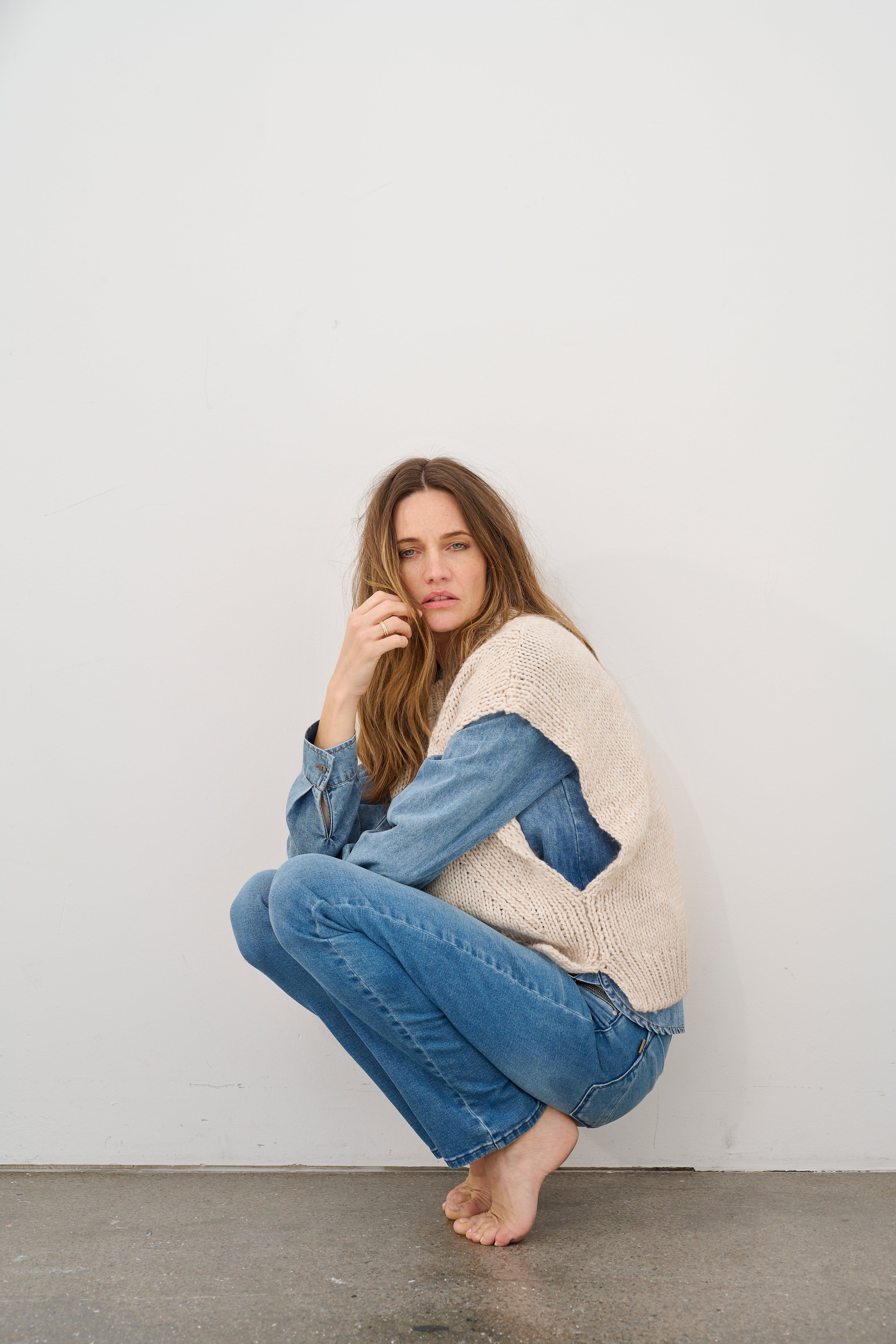 PZJEMMA Strikpullover LOCATION NONE 50208831-1613051