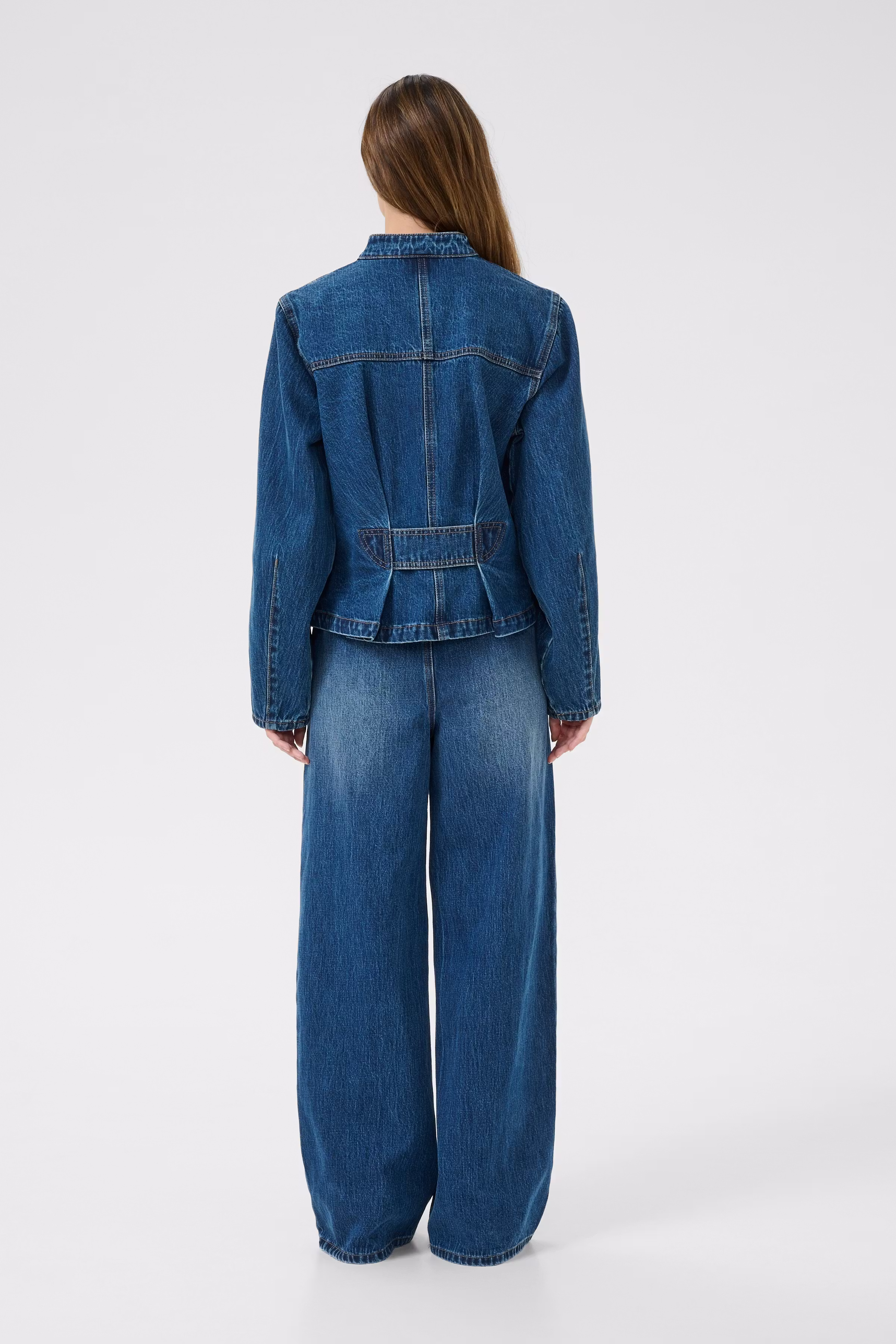 KBBonnie Denimjacka LOOKBOOK BACK 10105650-103368