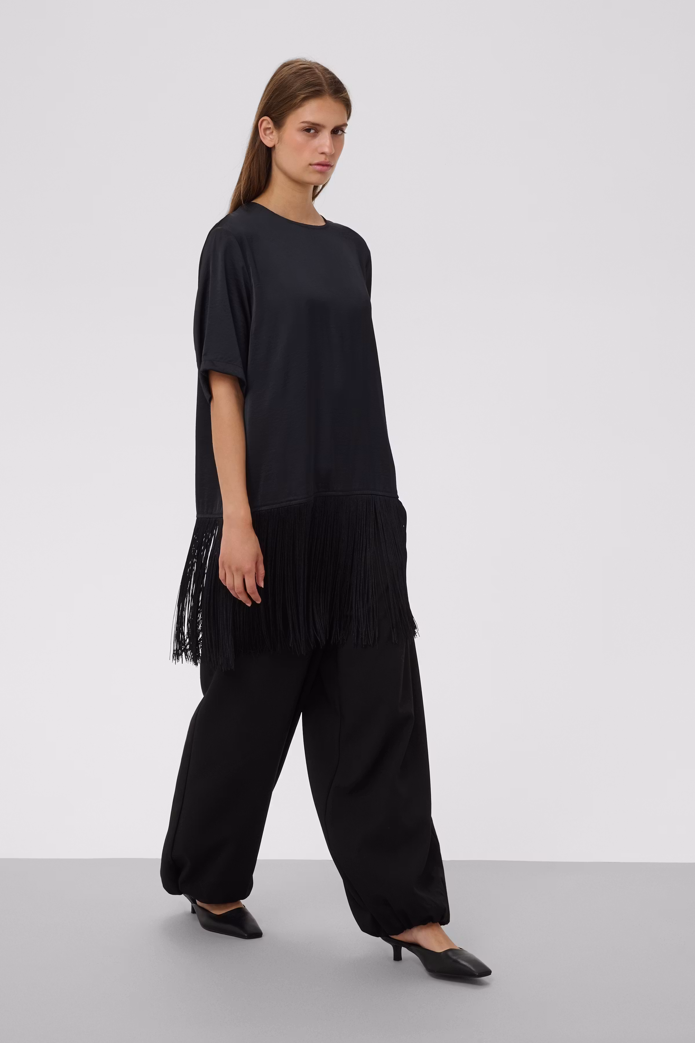 SLVerona Fringe Bluse LOOKBOOK FRONT 30410027-194008