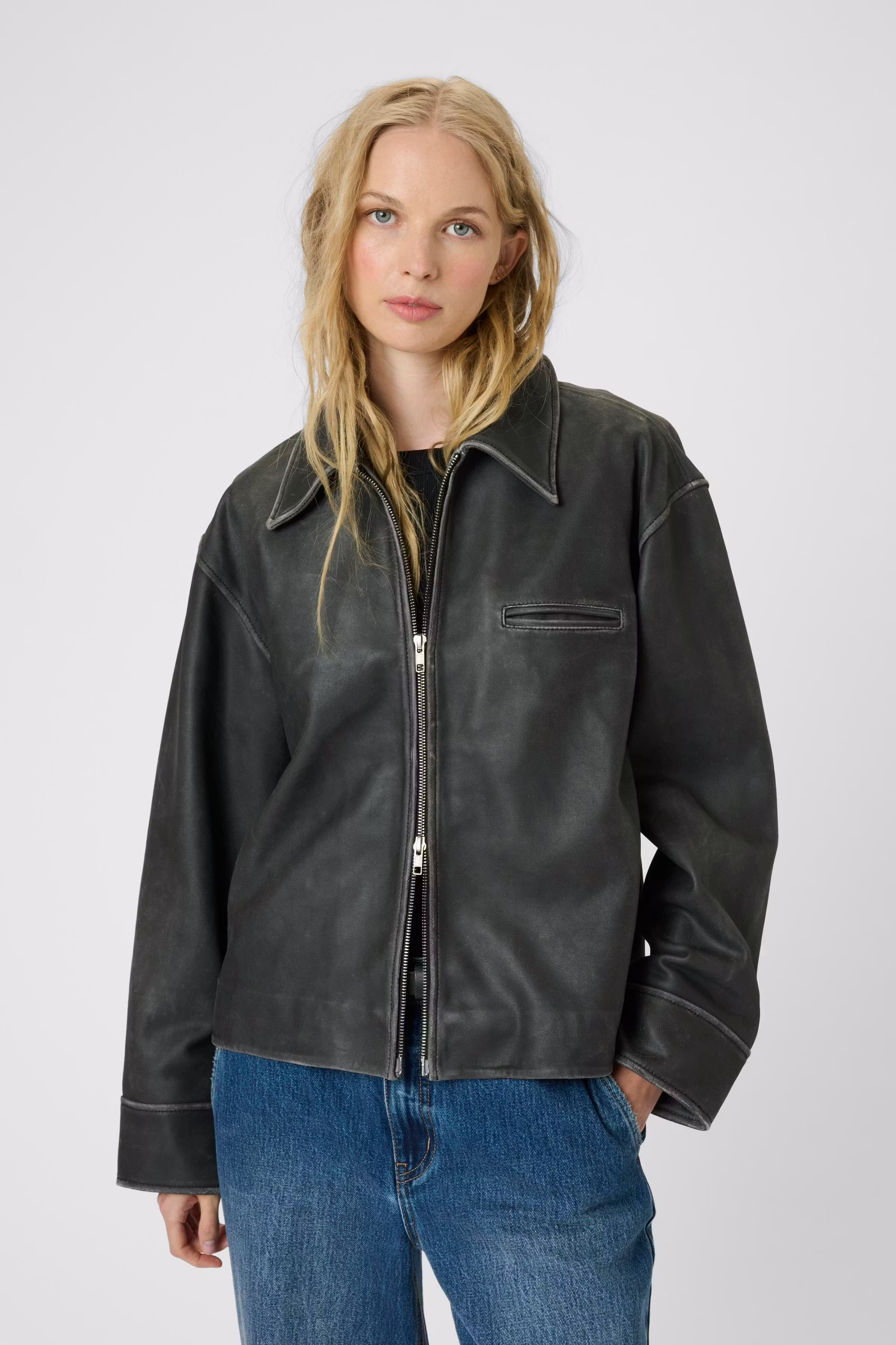 KBAranya Lederjacke LOOKBOOK FRONT 10105589-194008