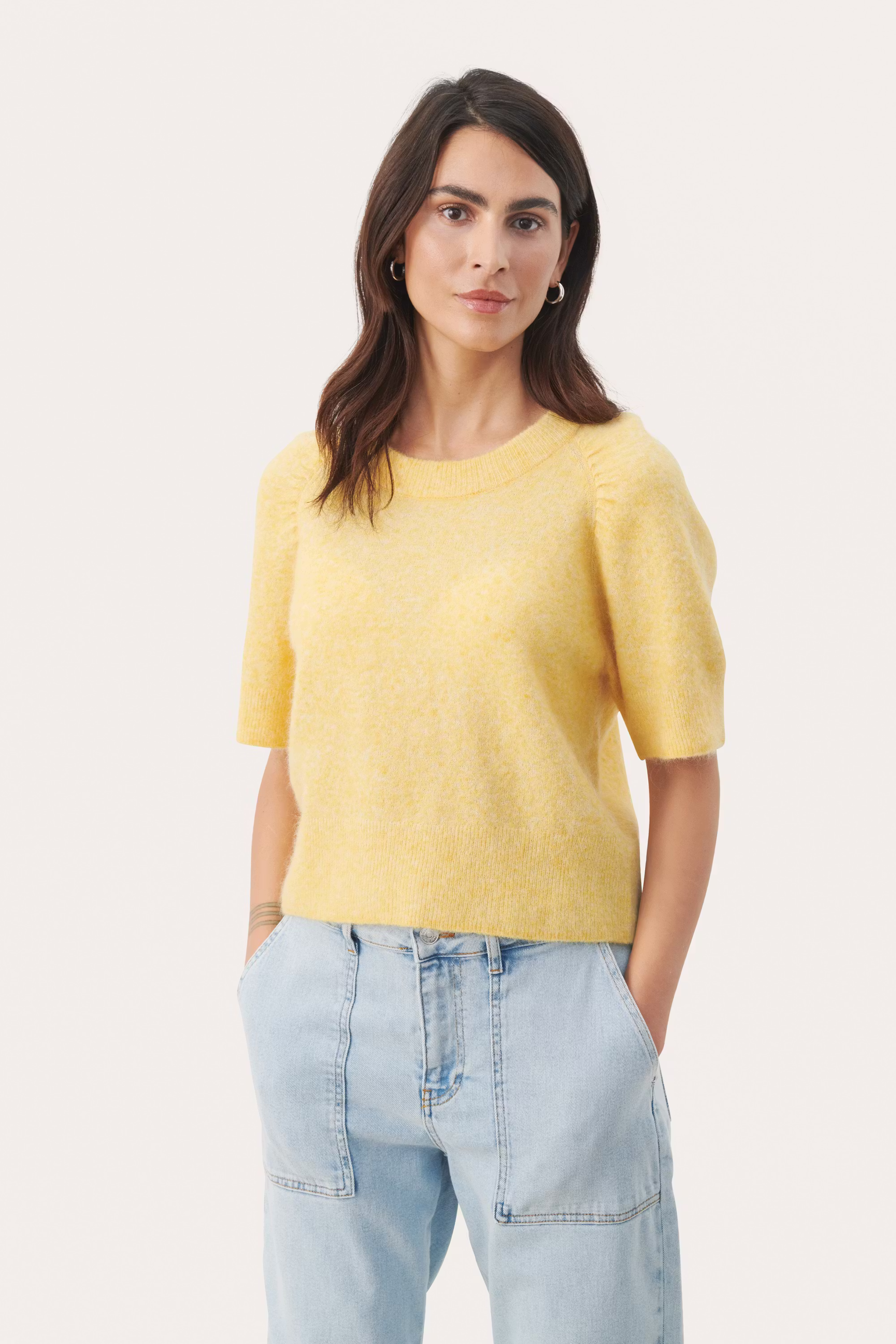 EsperanzaPW Kortermet strikkegenser LOOKBOOK FRONT 30308446-1308221