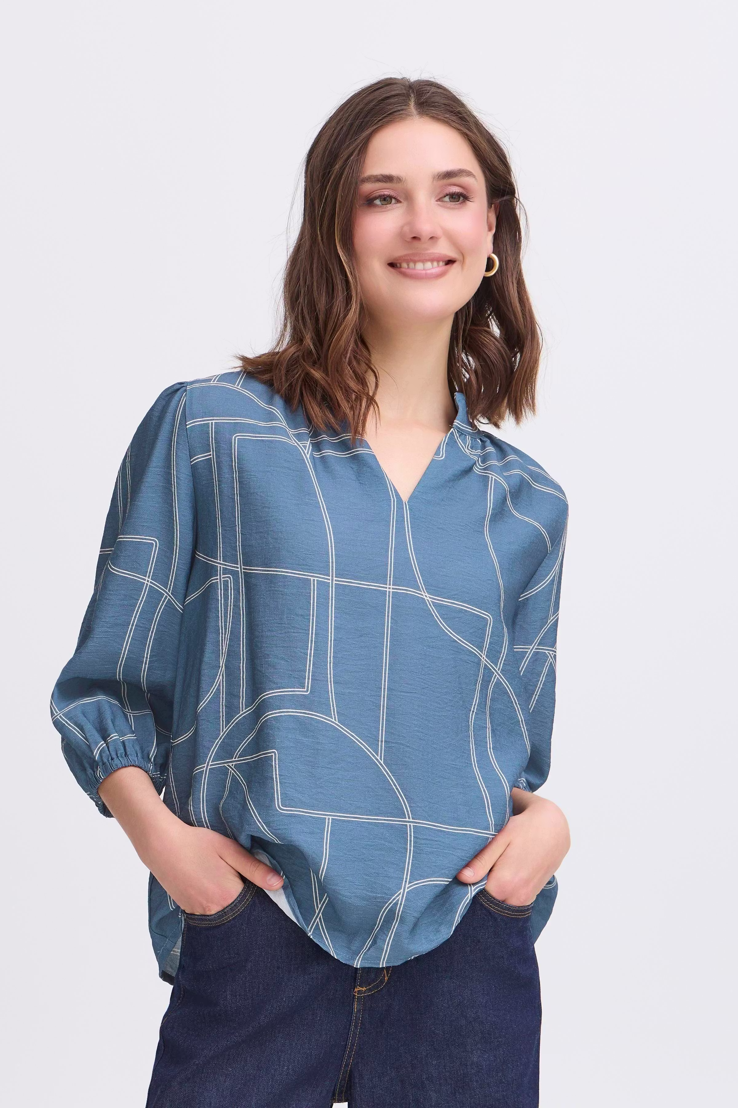 FRDAPHNE Bluse LOOKBOOK FRONT 20616078-205069