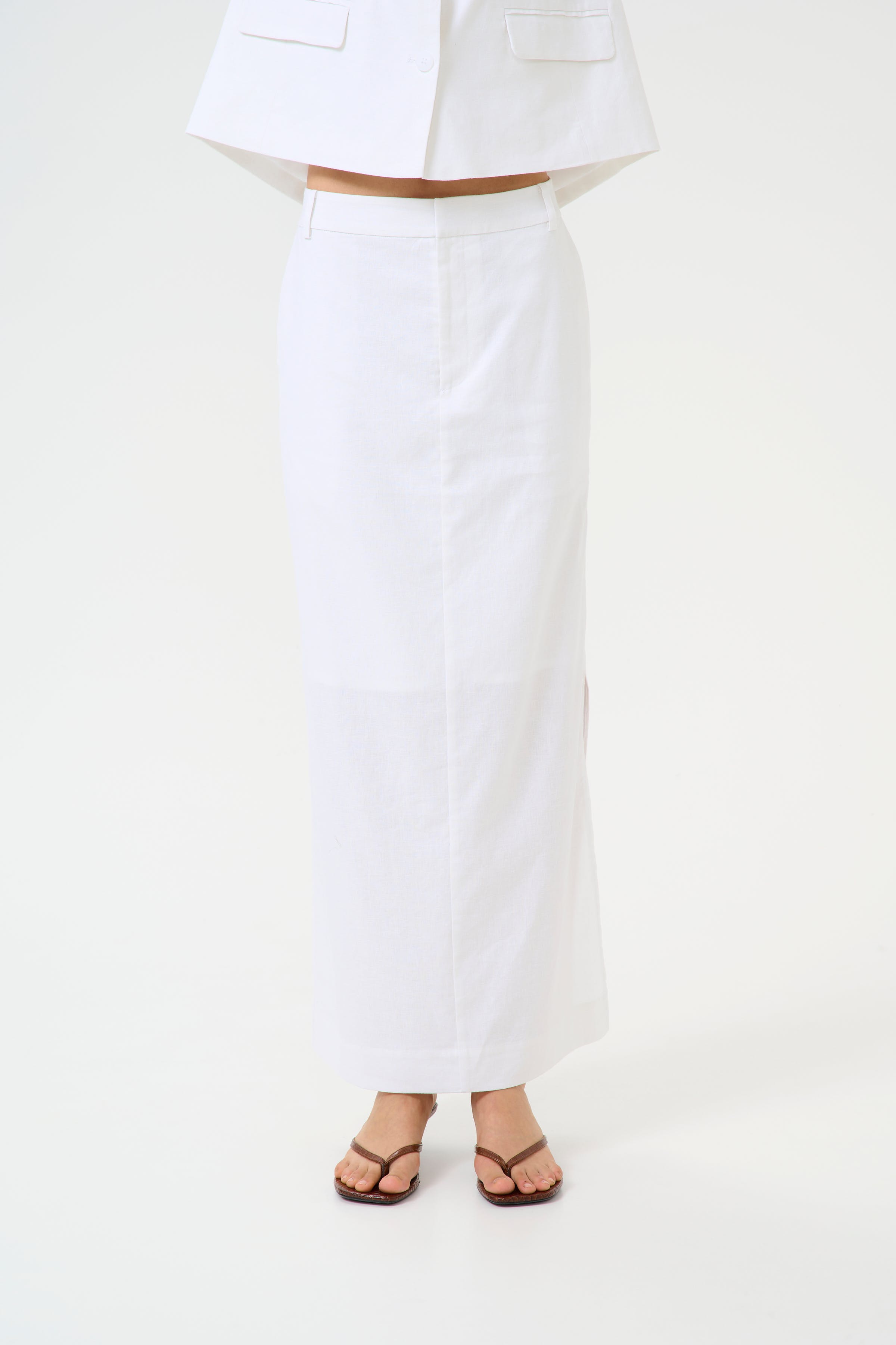 GZizza Leinen Rock LOOKBOOK FRONT 10910283-110601