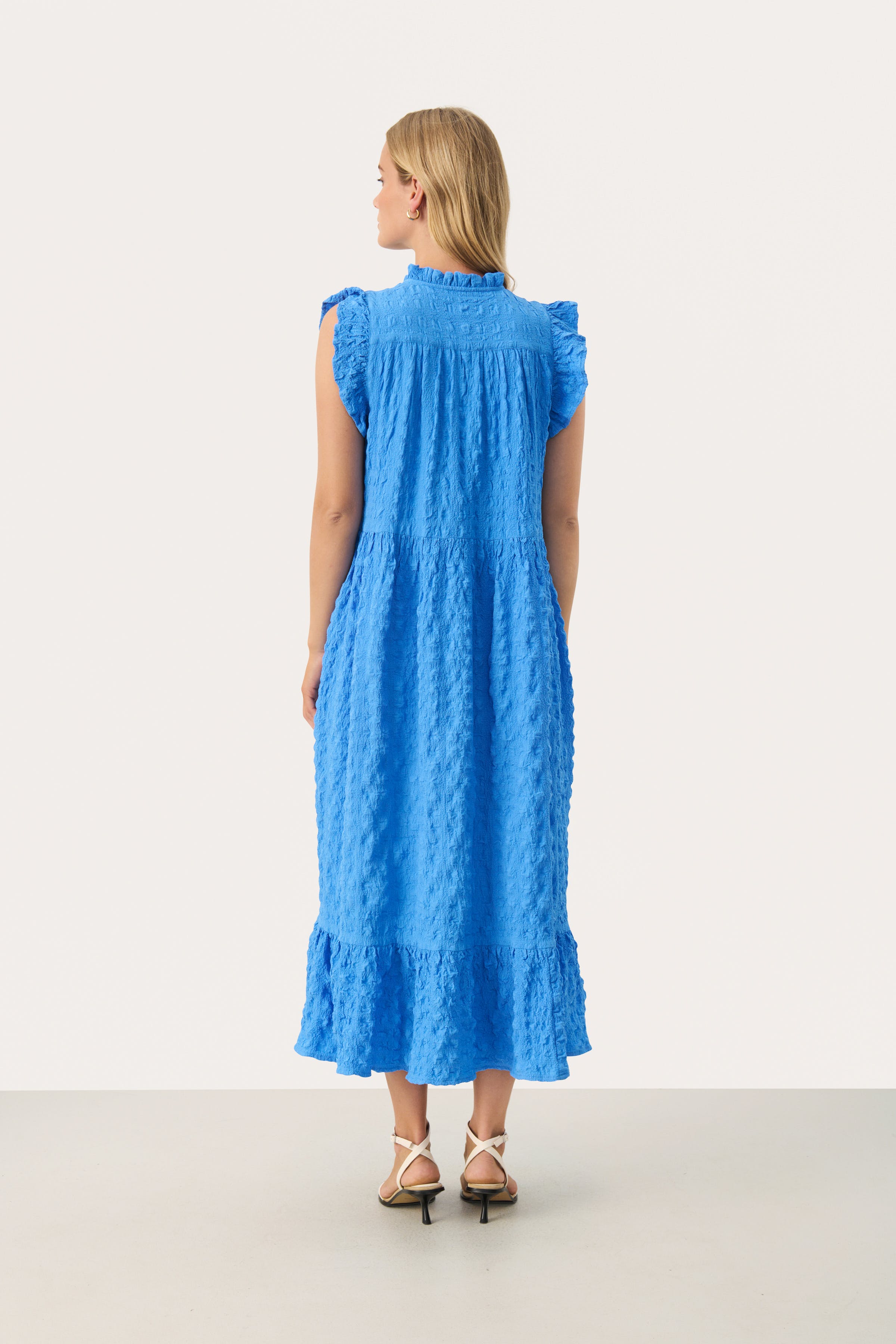 GimalinaPW Lange jurk met ruches LOOKBOOK BACK 30308987-174041