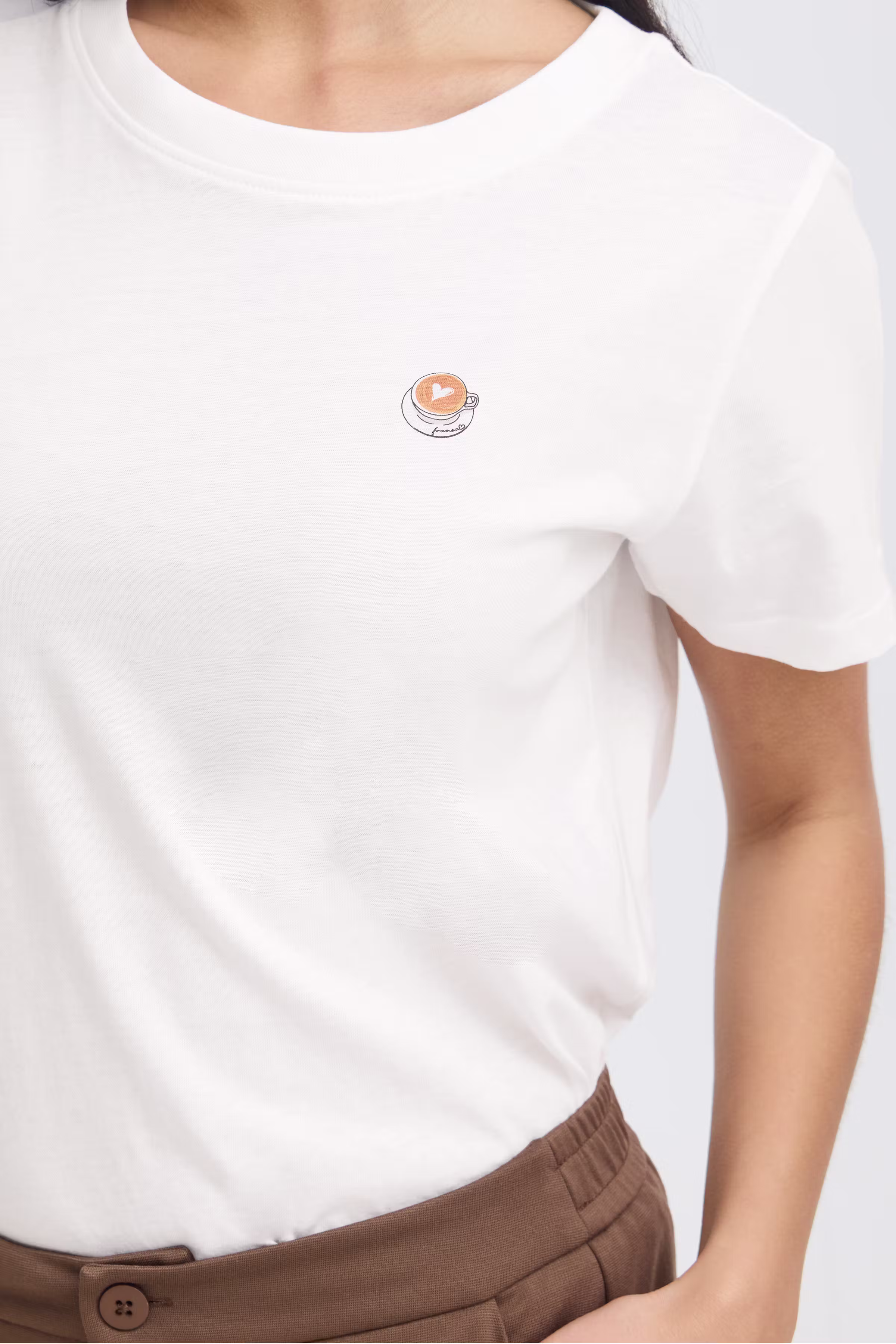 FRSITA T-shirt LOOKBOOK DETAIL 20618042-900009989