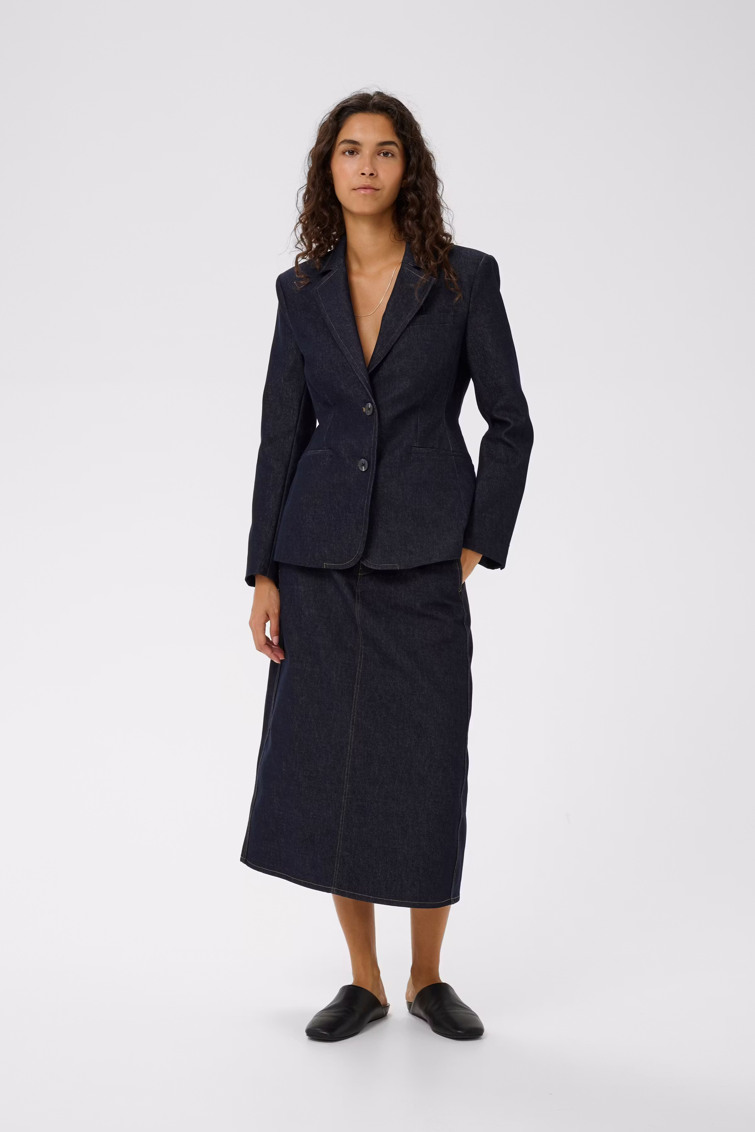 DEIRDRAIW Denim Skirt LOOKBOOK DETAIL 30112316-303349