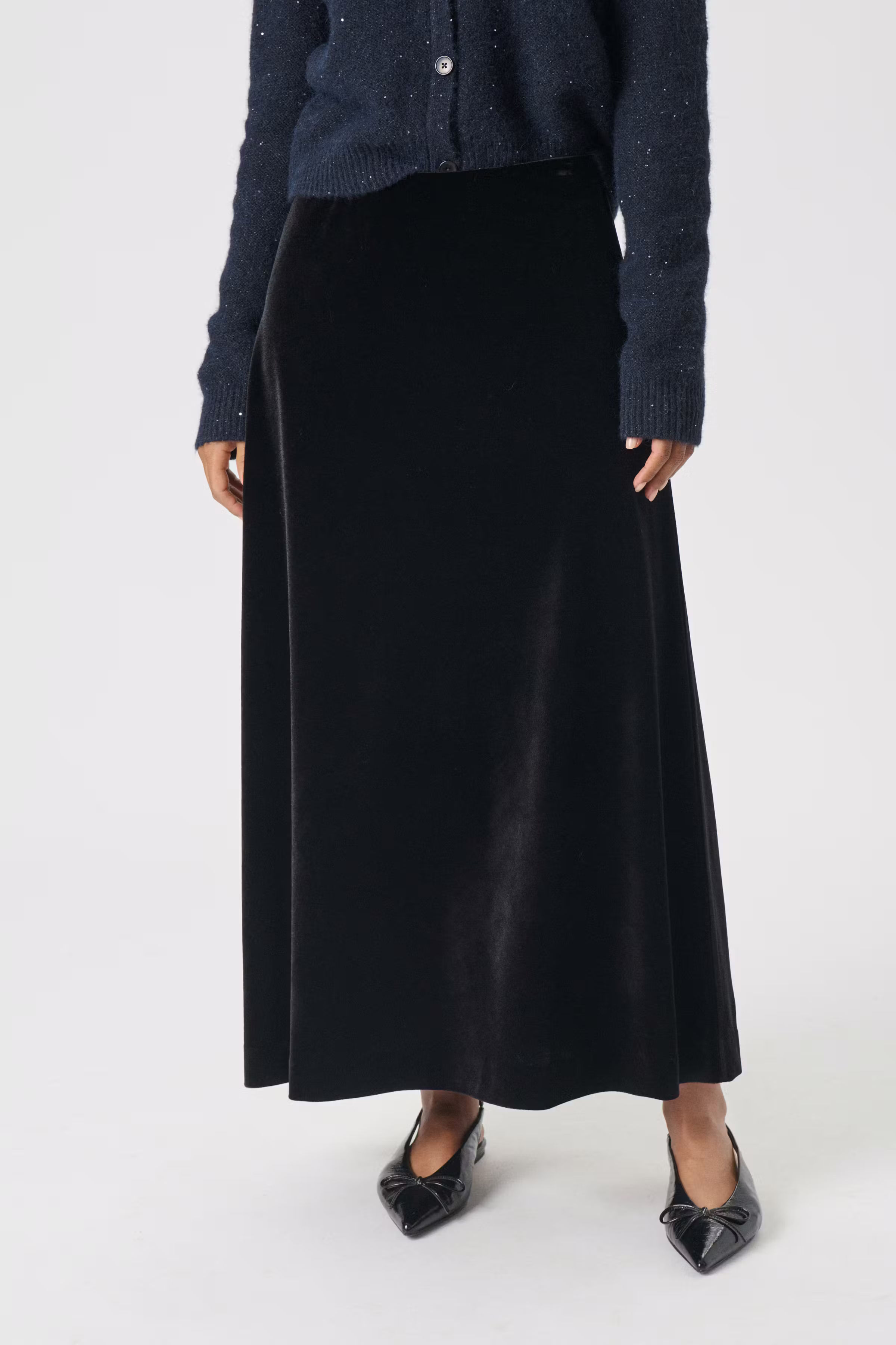 MeyaPW Velour Skirt LOOKBOOK FRONT 30309080-194008