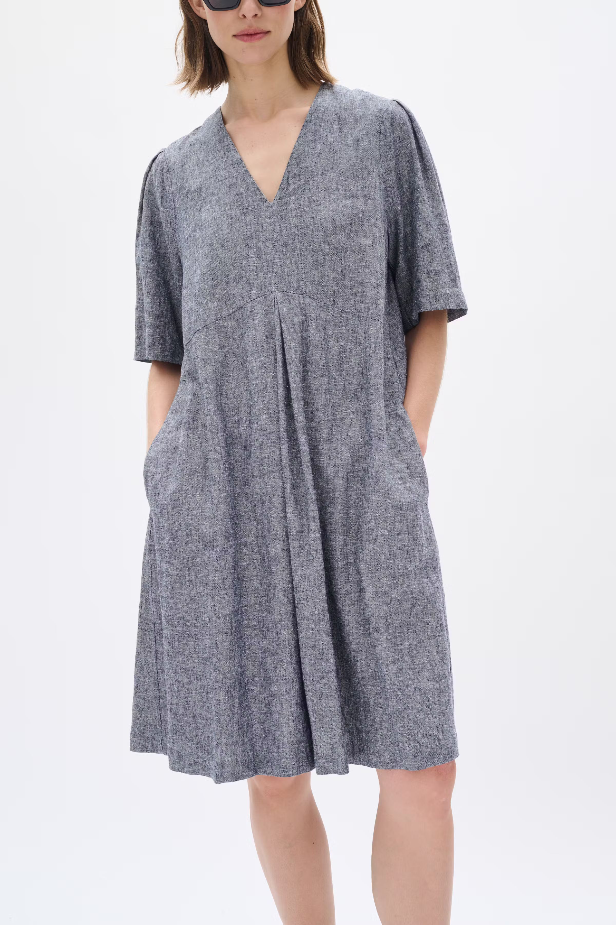 RimoneIW Linen Dress LOOKBOOK FRONT 30110365-302004