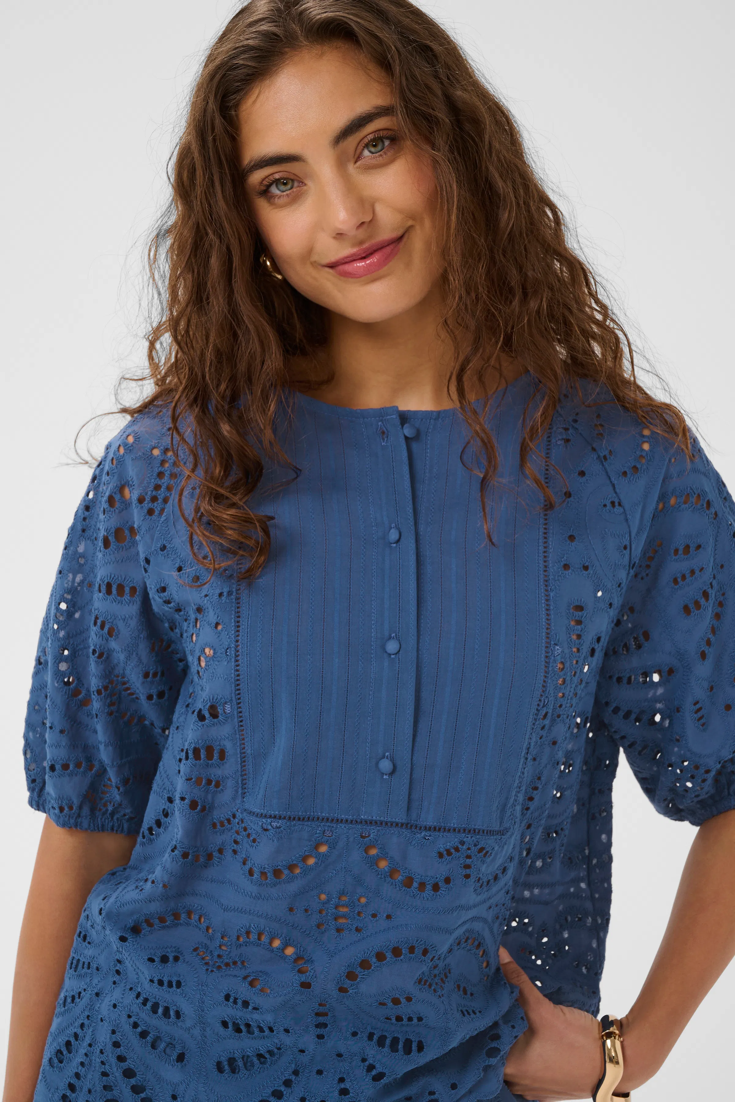 CUakeena Blouse met borduurwerk LOOKBOOK DETAIL 50113210-194030
