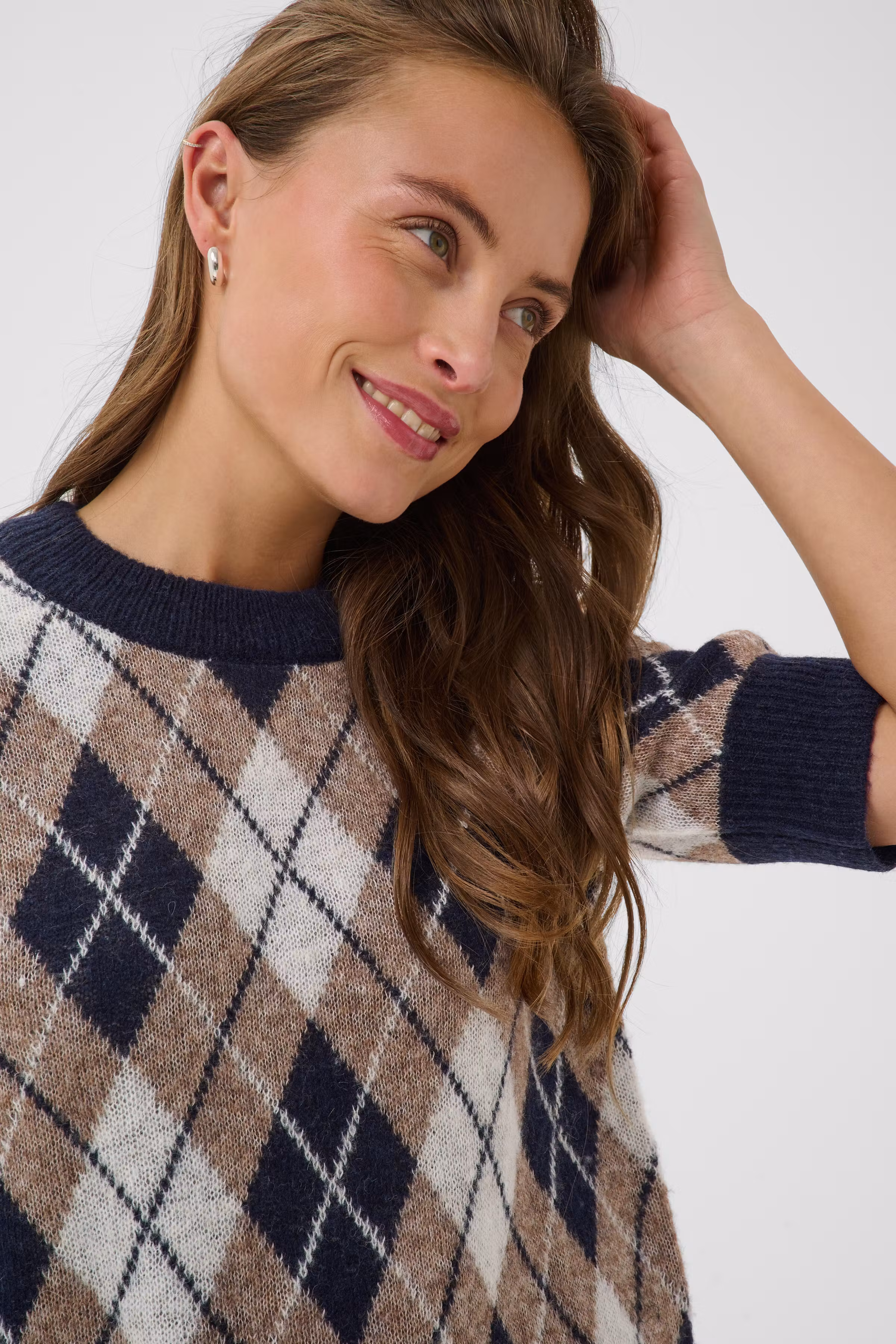 KAharlow Argyle Pullover i ullblanding LOOKBOOK DETAIL 10512427-1000645