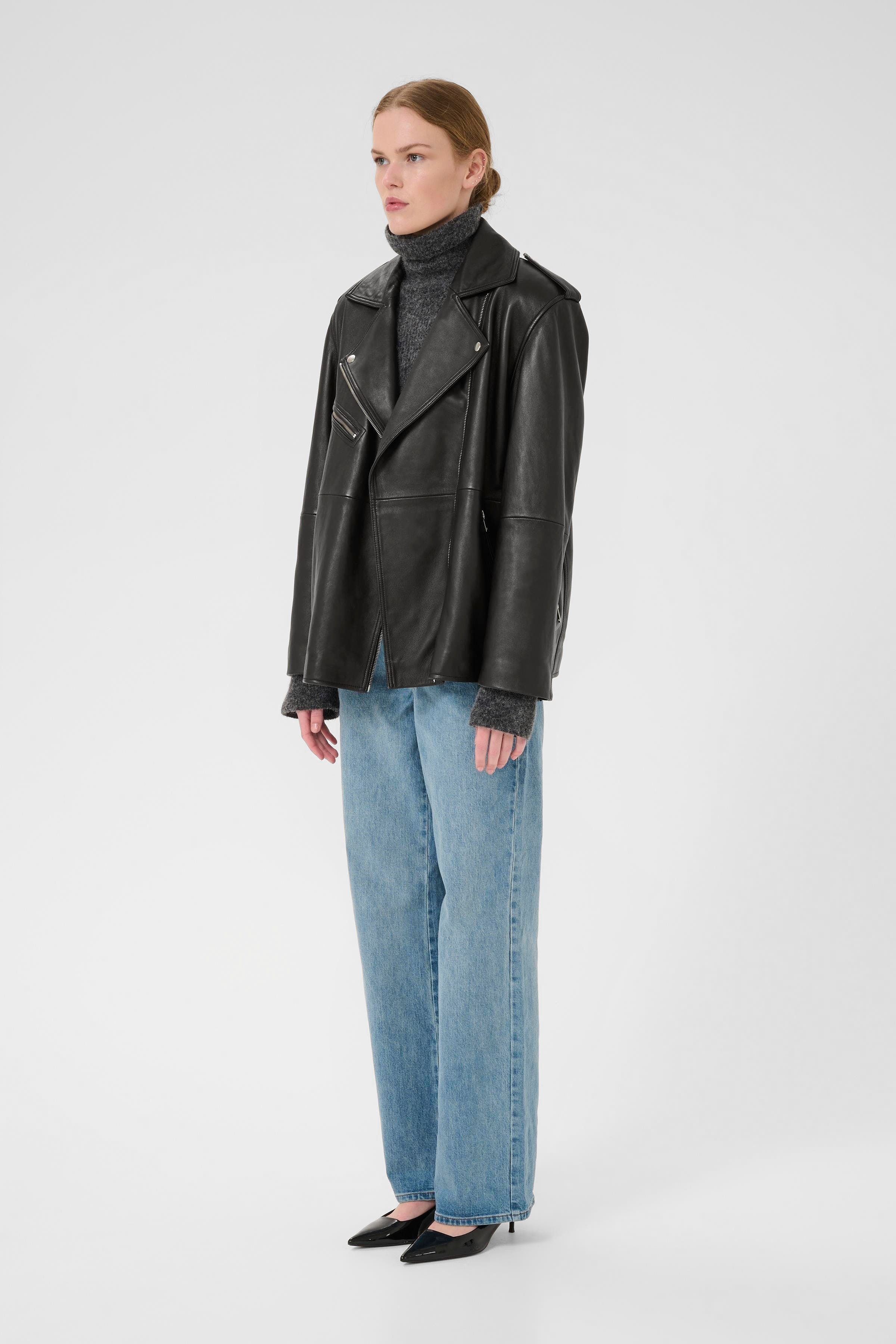 NaomiGZ Læderjakke LOOKBOOK FRONT 10909190-100017