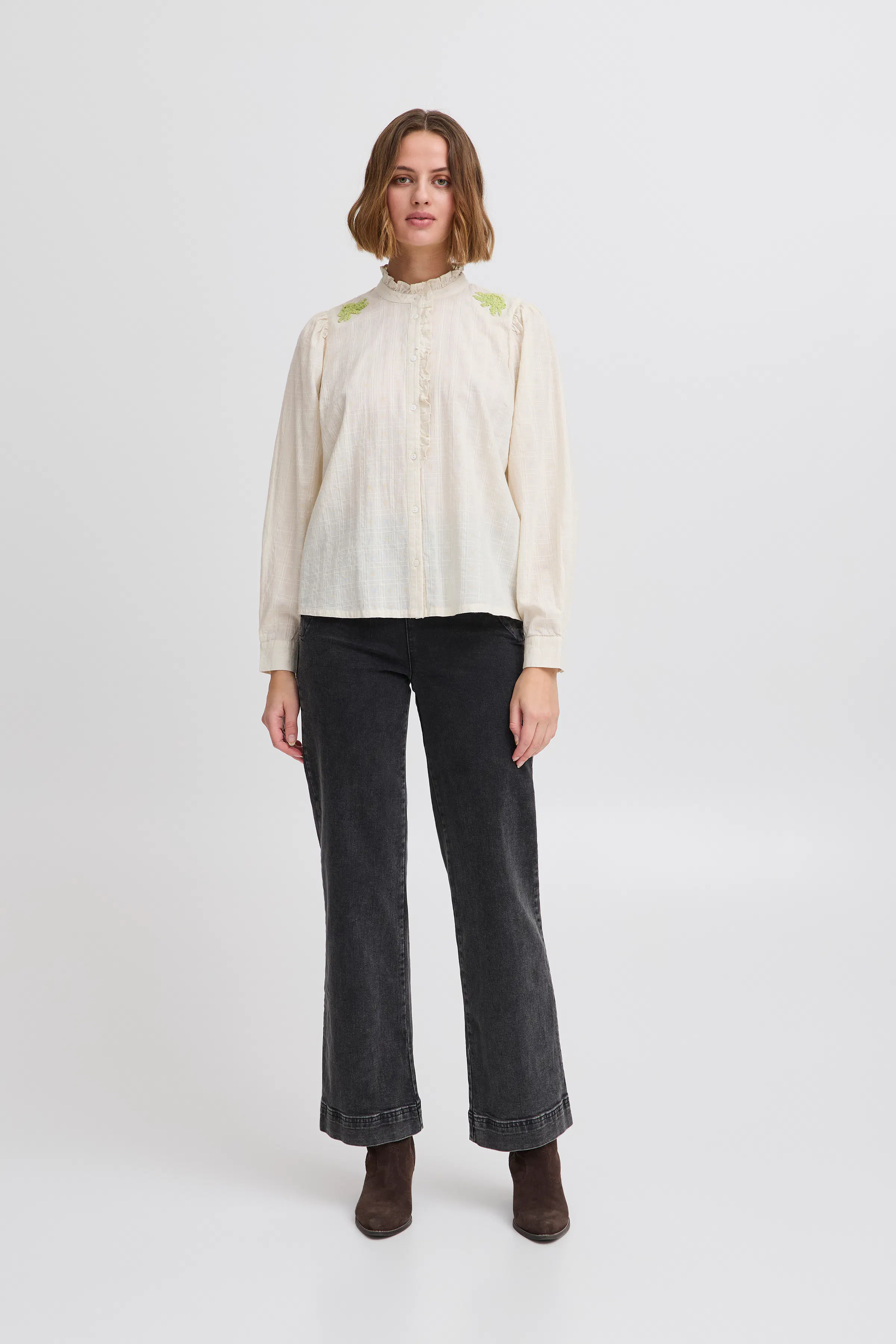 IRSANNA Overhemd met lang mouwen LOOKBOOK FRONT 20122037-130905