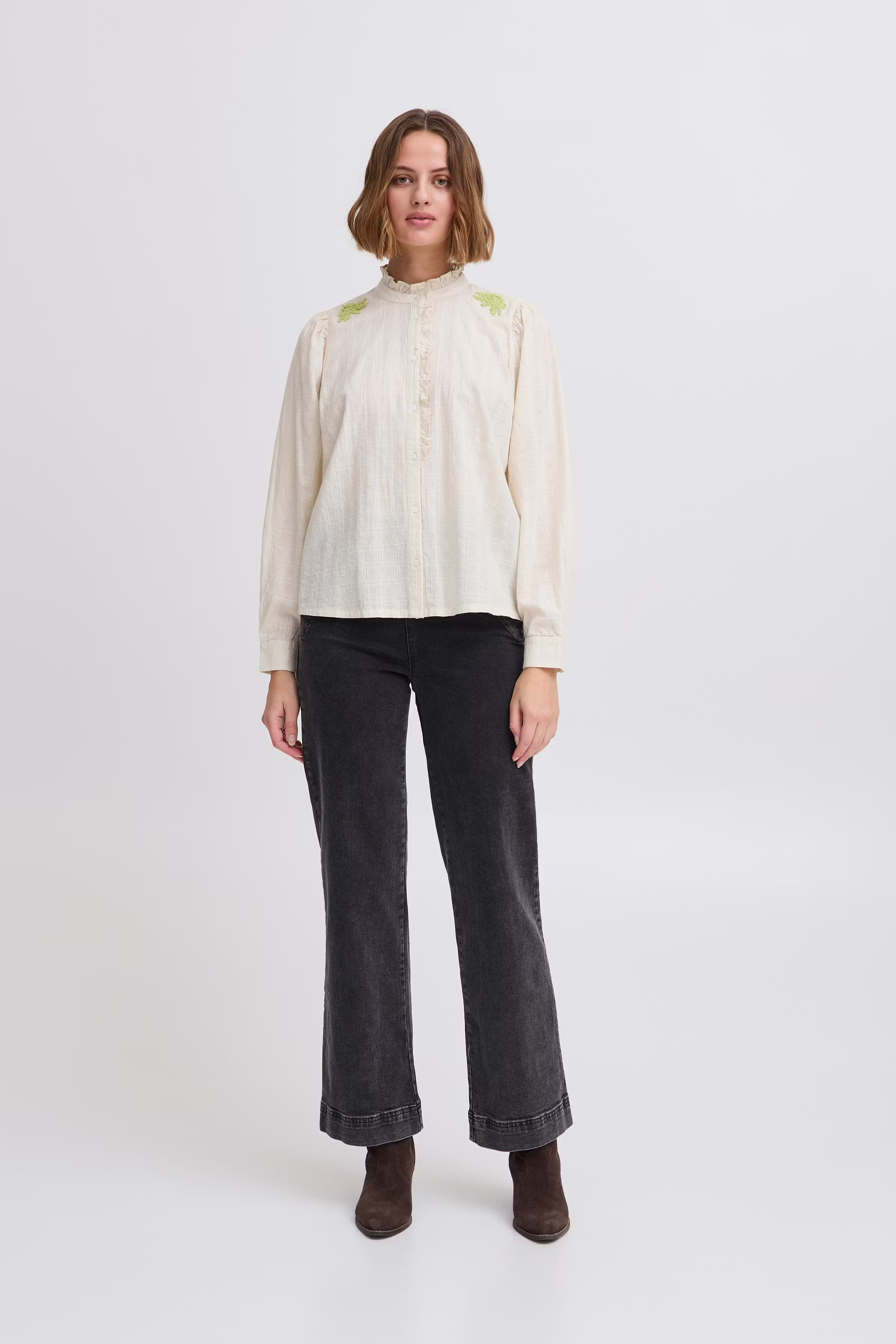 IRSANNA Overhemd met lang mouwen LOOKBOOK FRONT 20122037-130905
