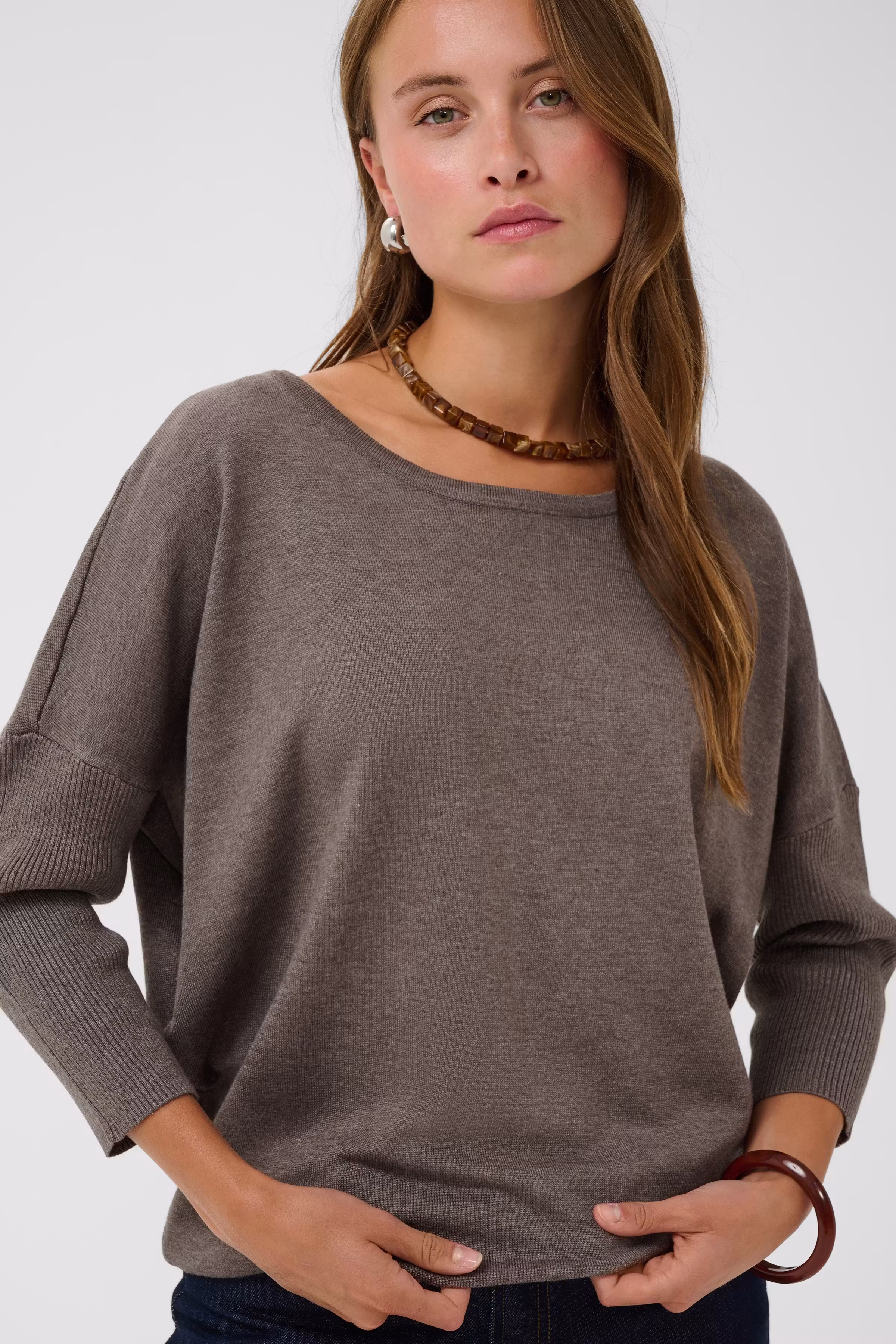 MilaSZ R-Neck Pullover LOOKBOOK DETAIL 30500003-1914301
