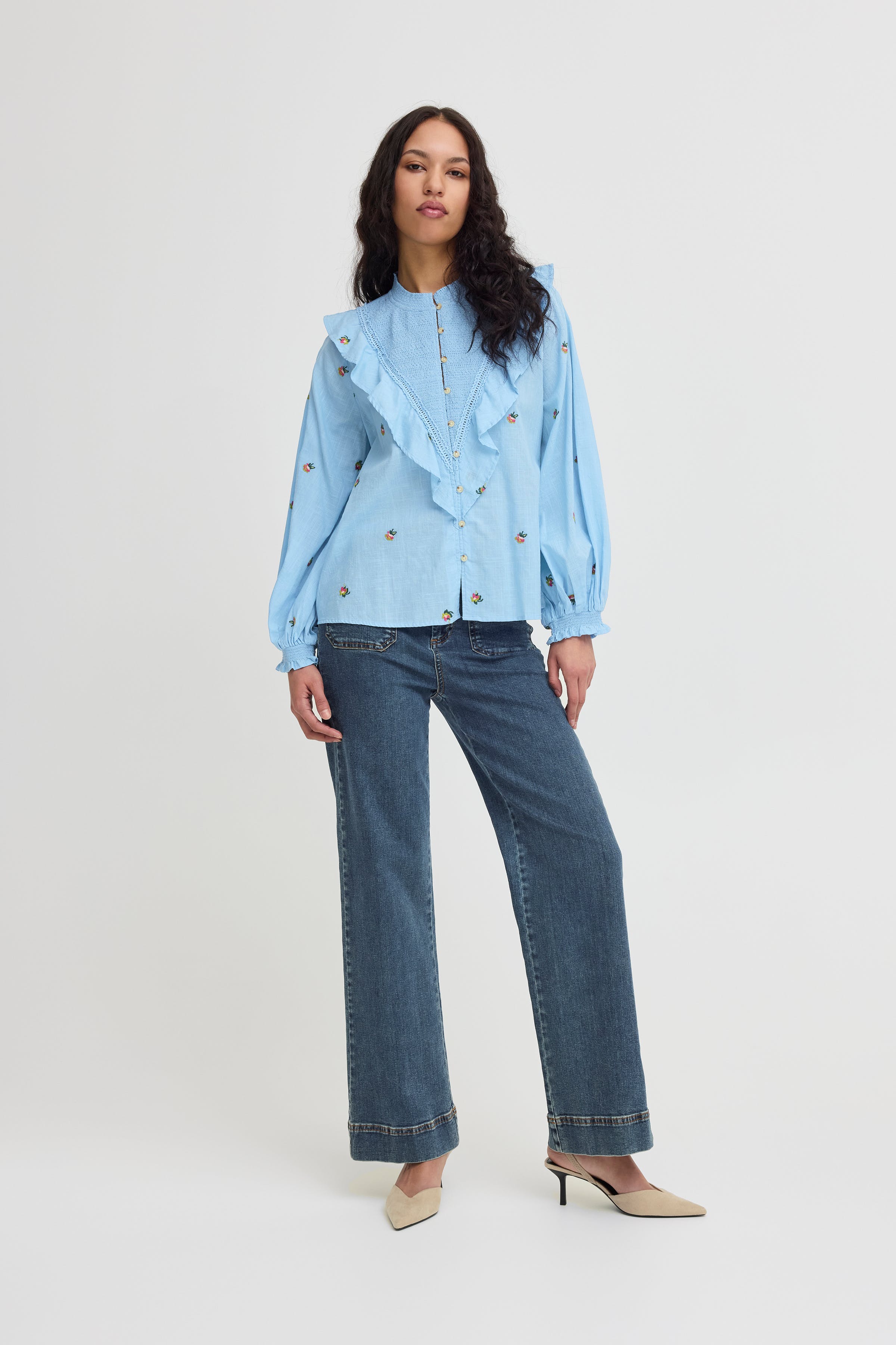 IROLIVIA Langermet skjorte LOOKBOOK FRONT 20122318-164120