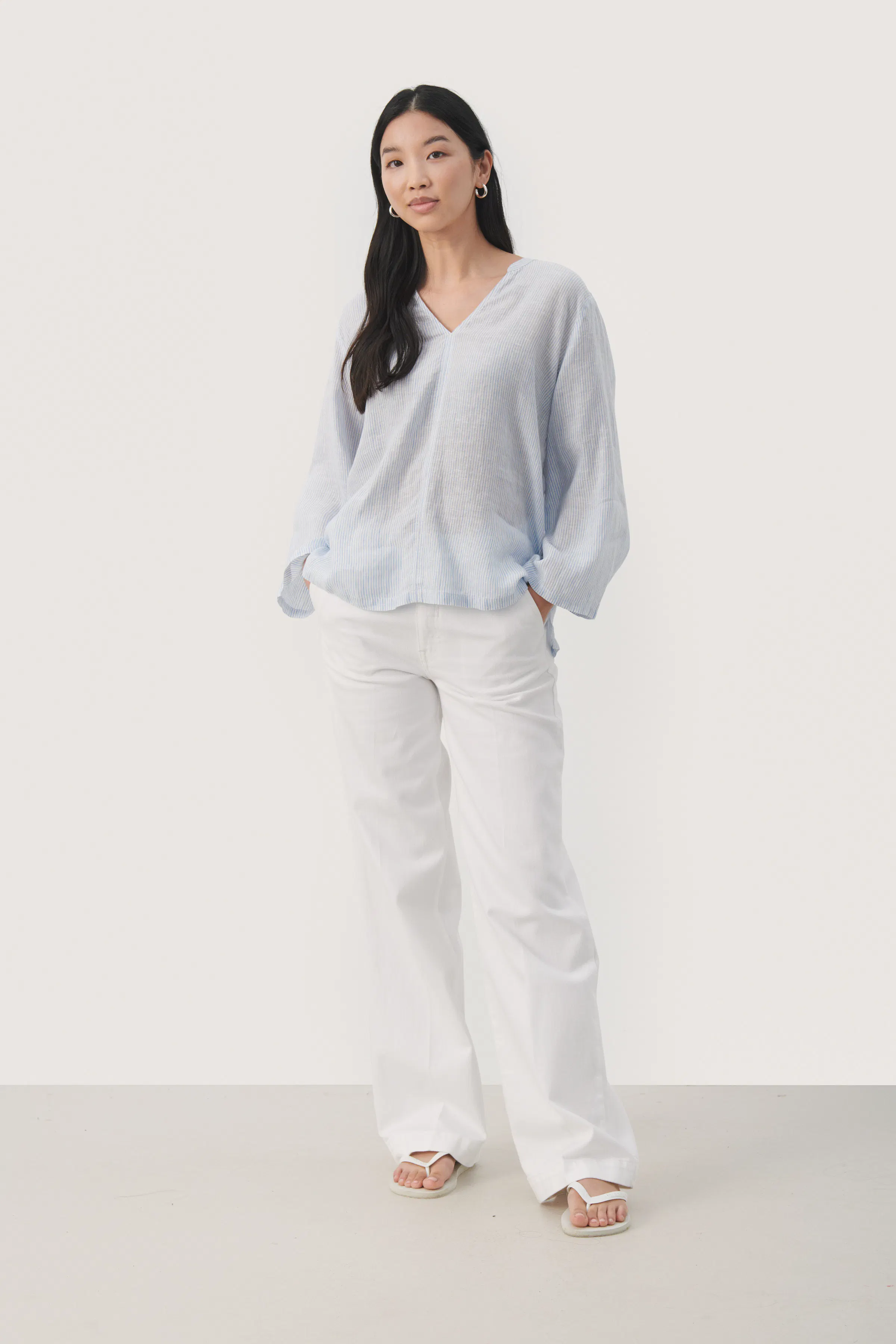 GerthaPW Linbluse LOOKBOOK FRONT 30308599-302907