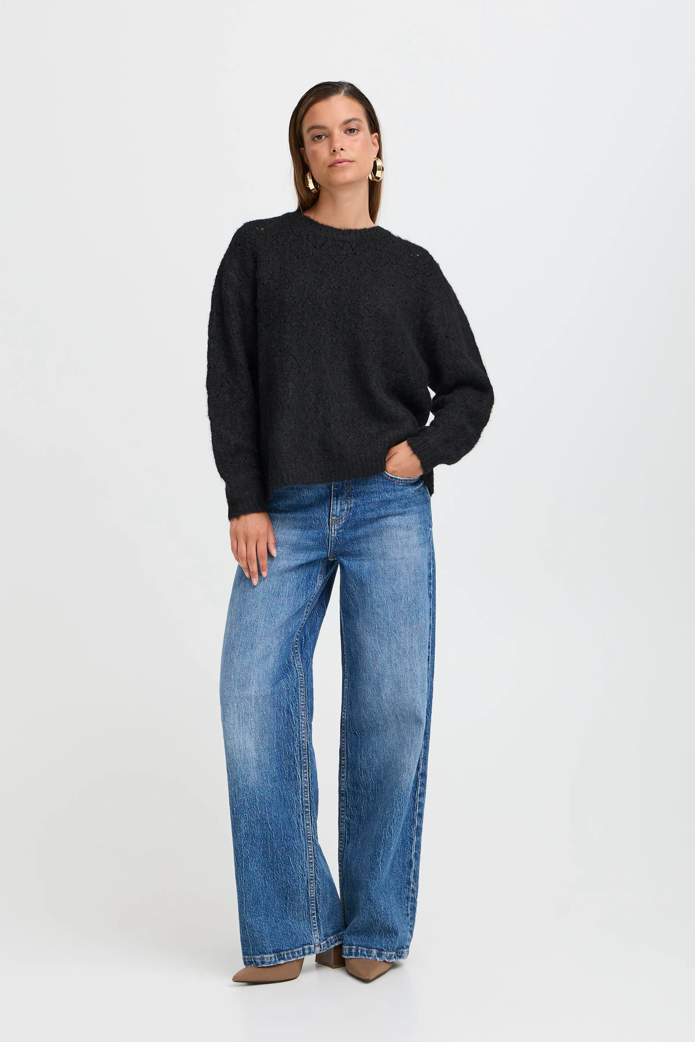 Strikket pullover LOOKBOOK FRONT 20811256-200451