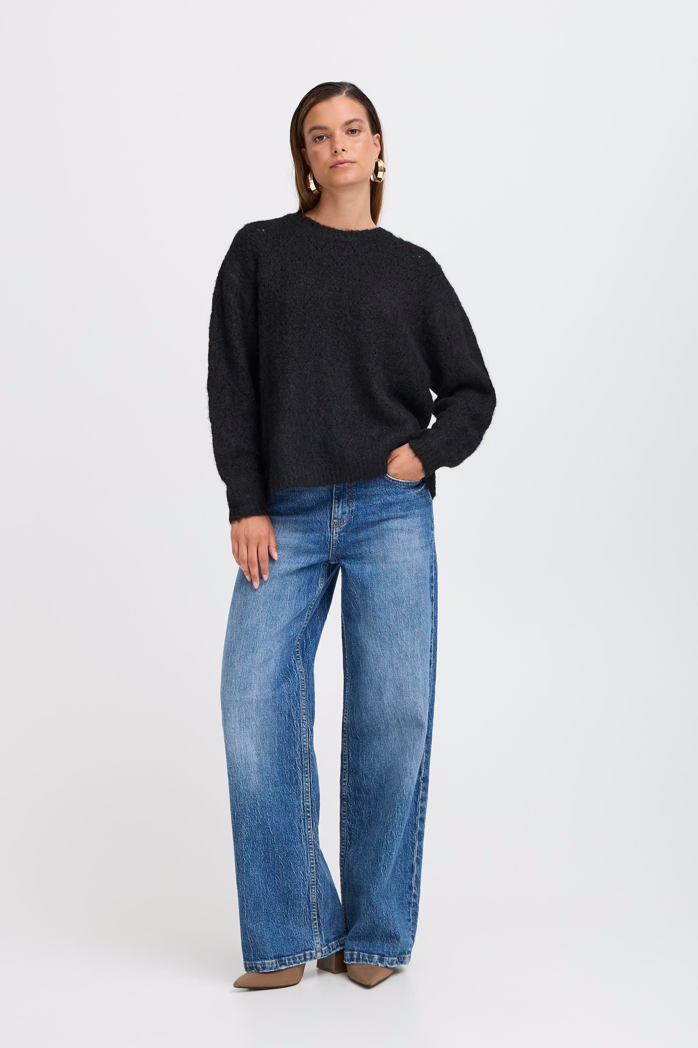 Strikket pullover LOOKBOOK FRONT 20811256-200451