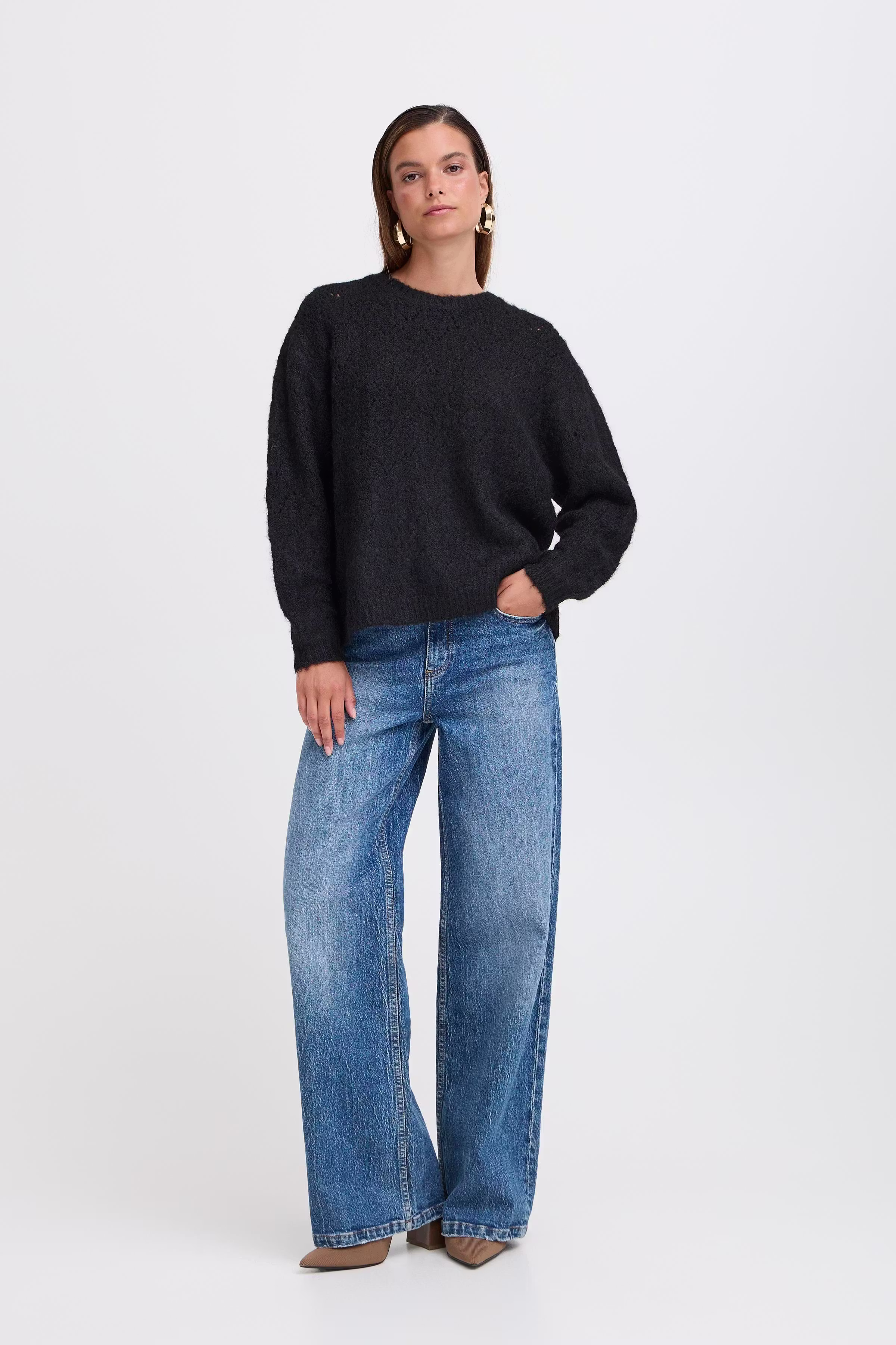 Strikket pullover LOOKBOOK FRONT 20811256-200451