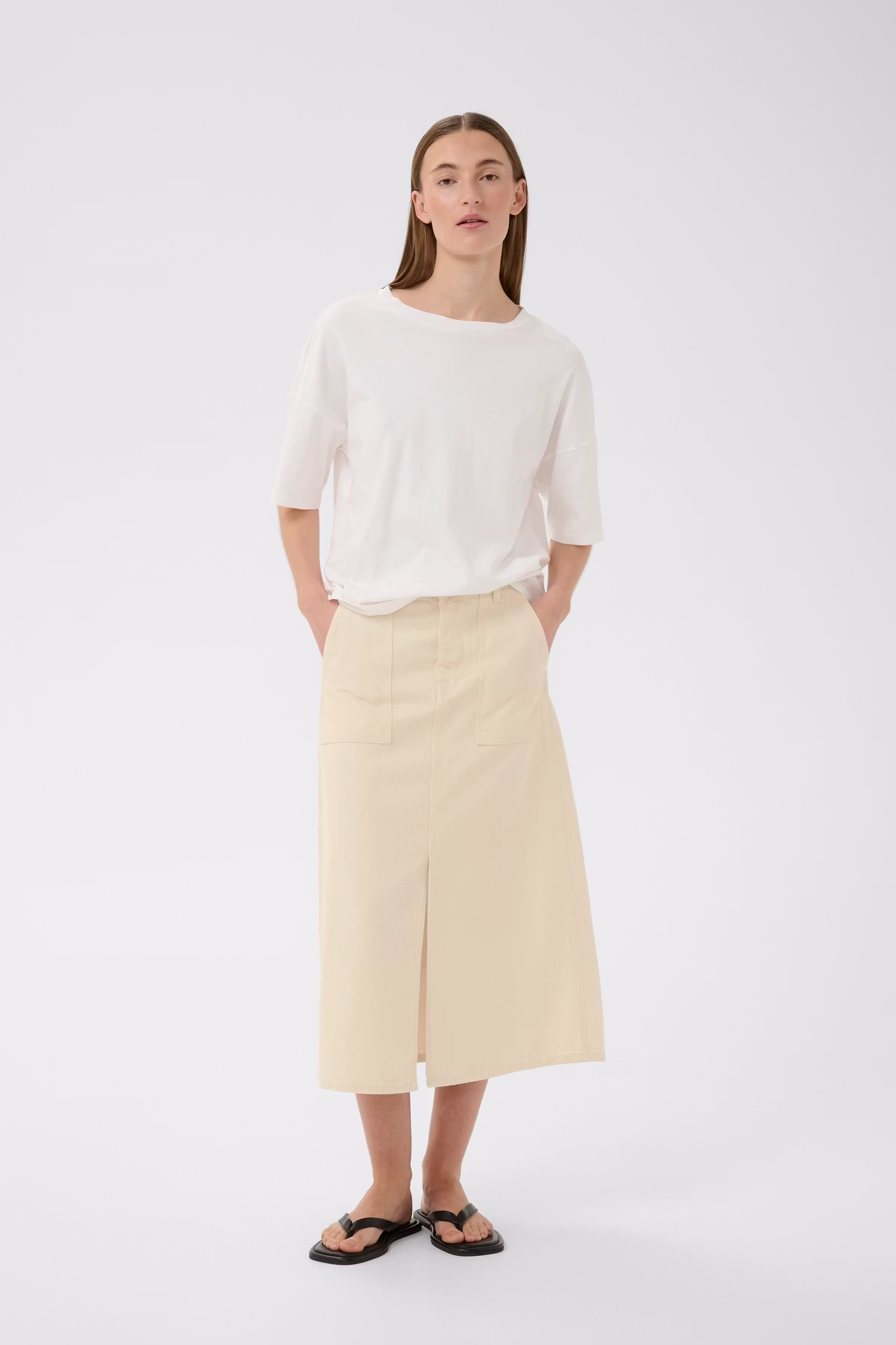 DILYSIW Denim Skirt LOOKBOOK FRONT 30112327-1108091