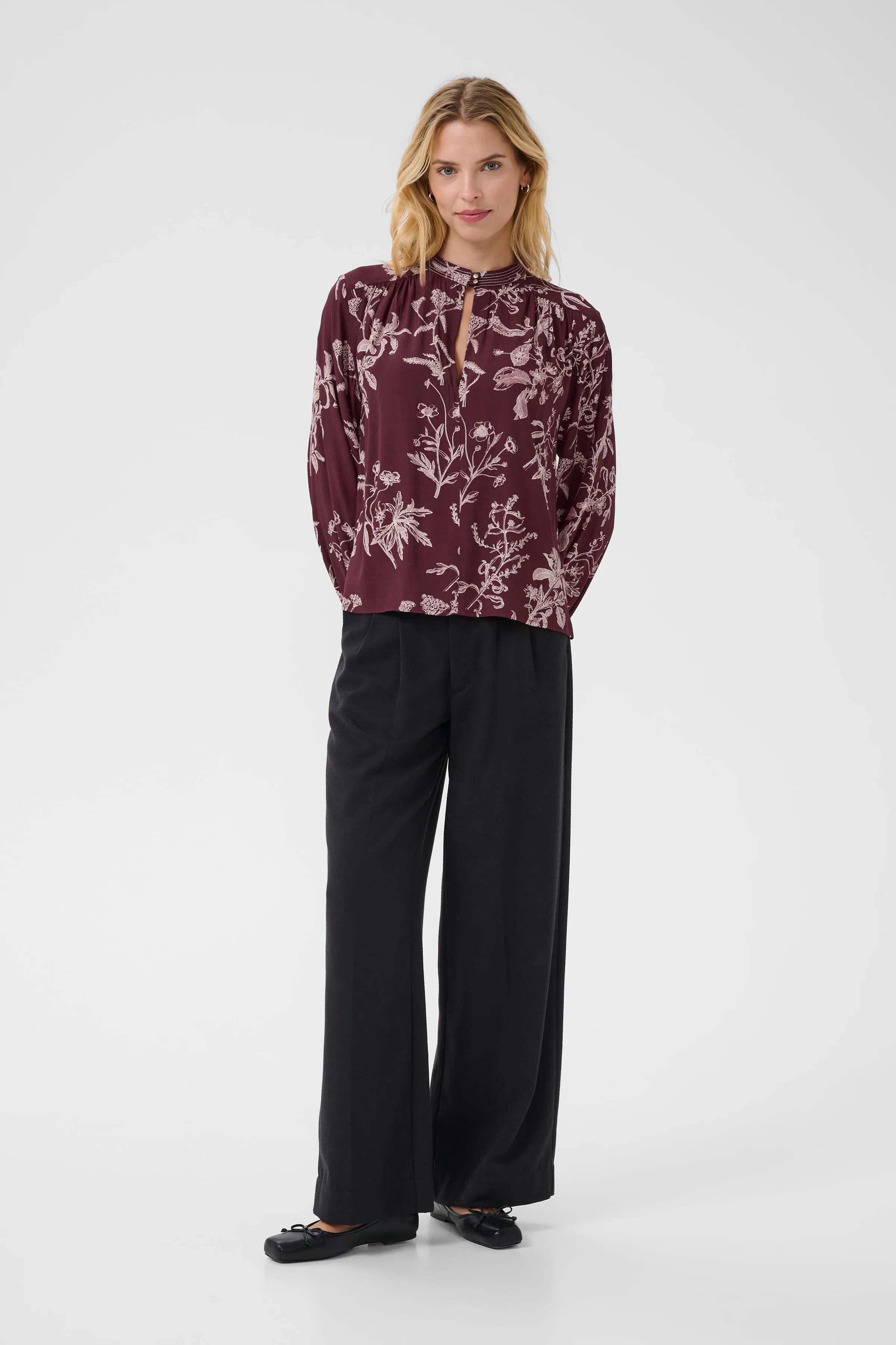 ShiromaPW Bluse LOOKBOOK FRONT 30310006-304194