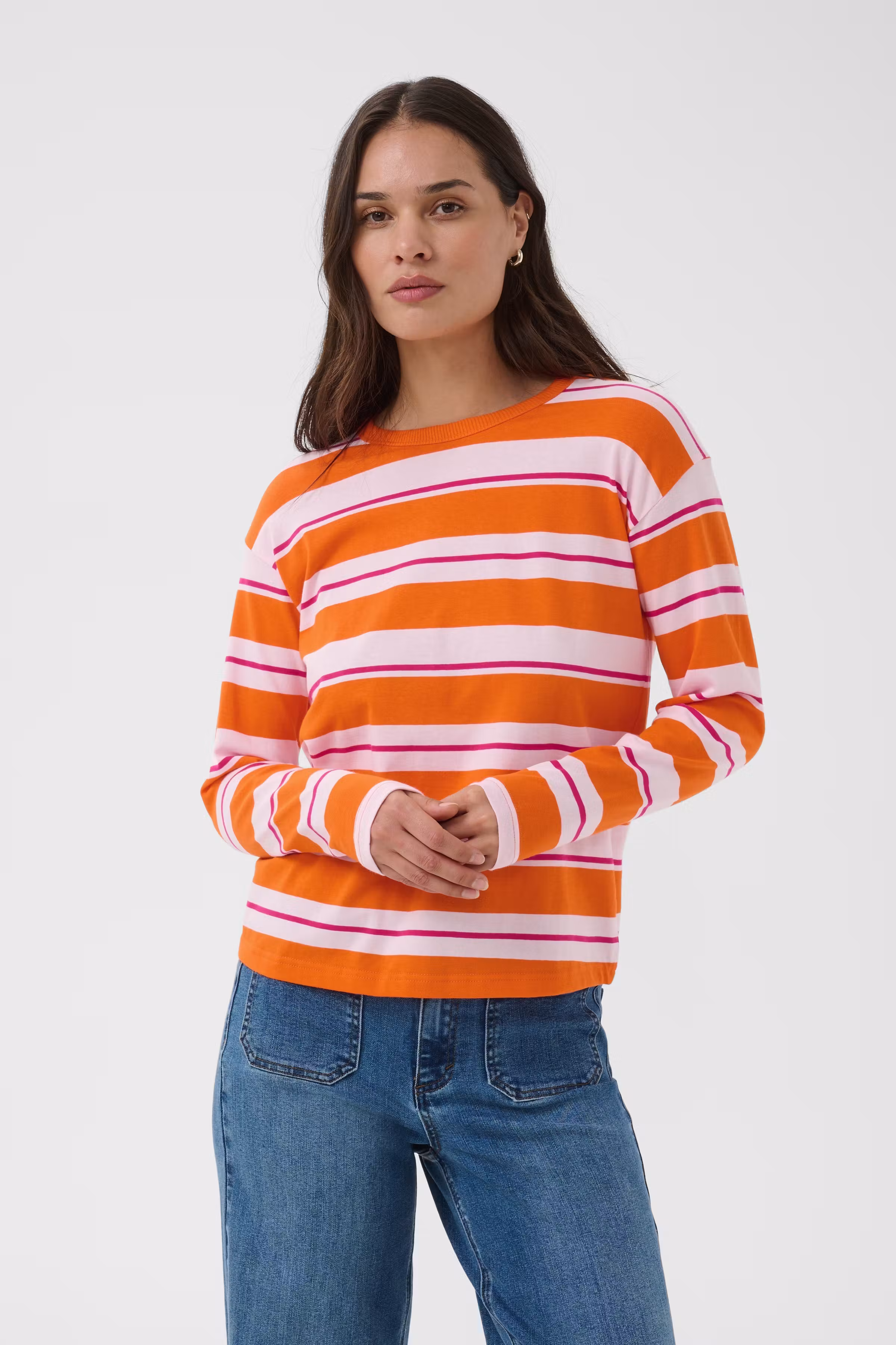 KAwinny Stripet T-shirt LOOKBOOK FRONT 10511935-1000576