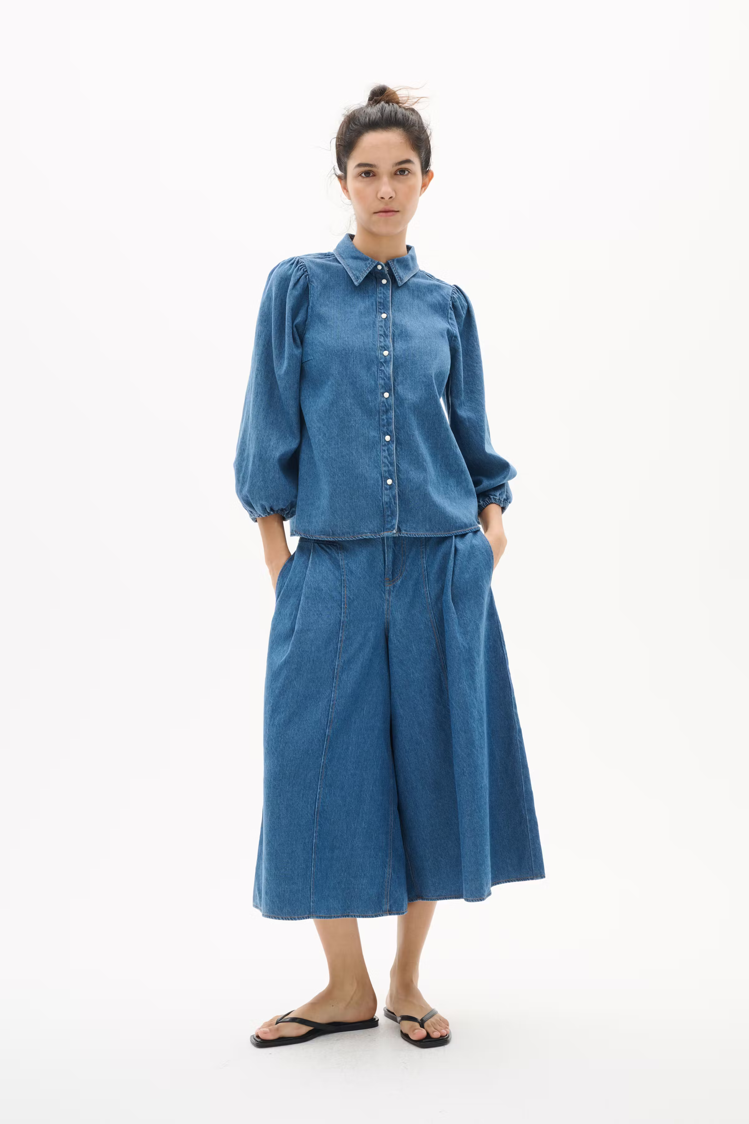 BallarizIW Spijkerhemd LOOKBOOK FRONT 30110626-300013