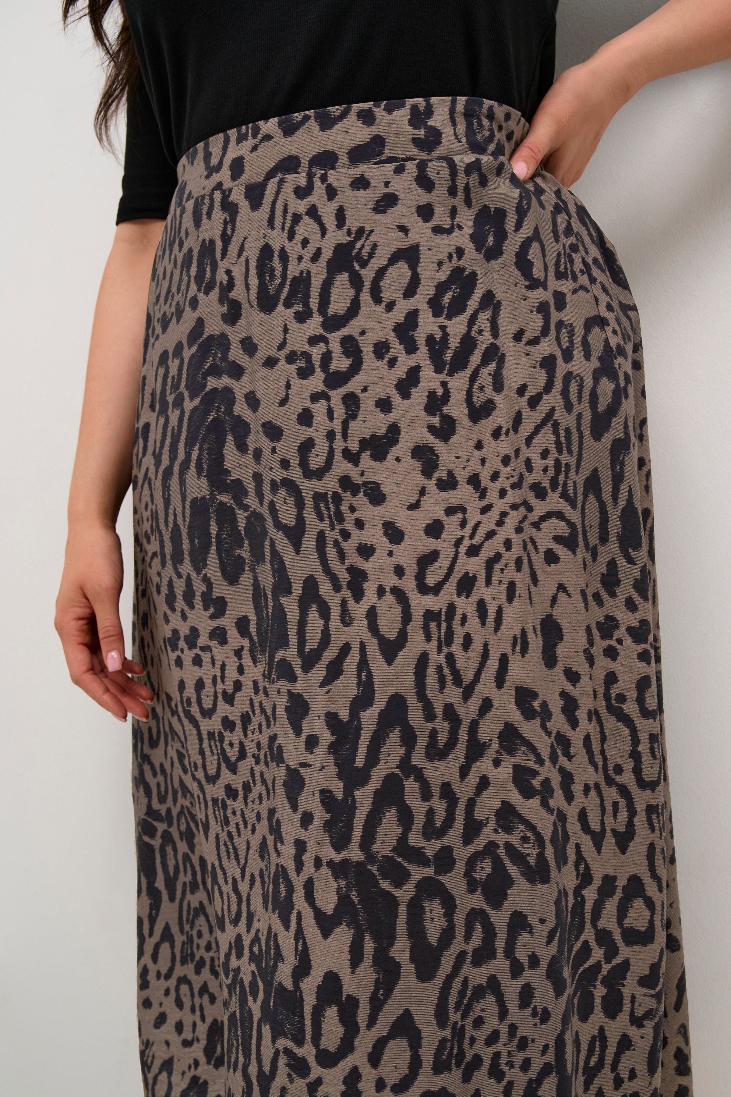 KCjola Leopard Skirt LOOKBOOK DETAIL 10582538-106279