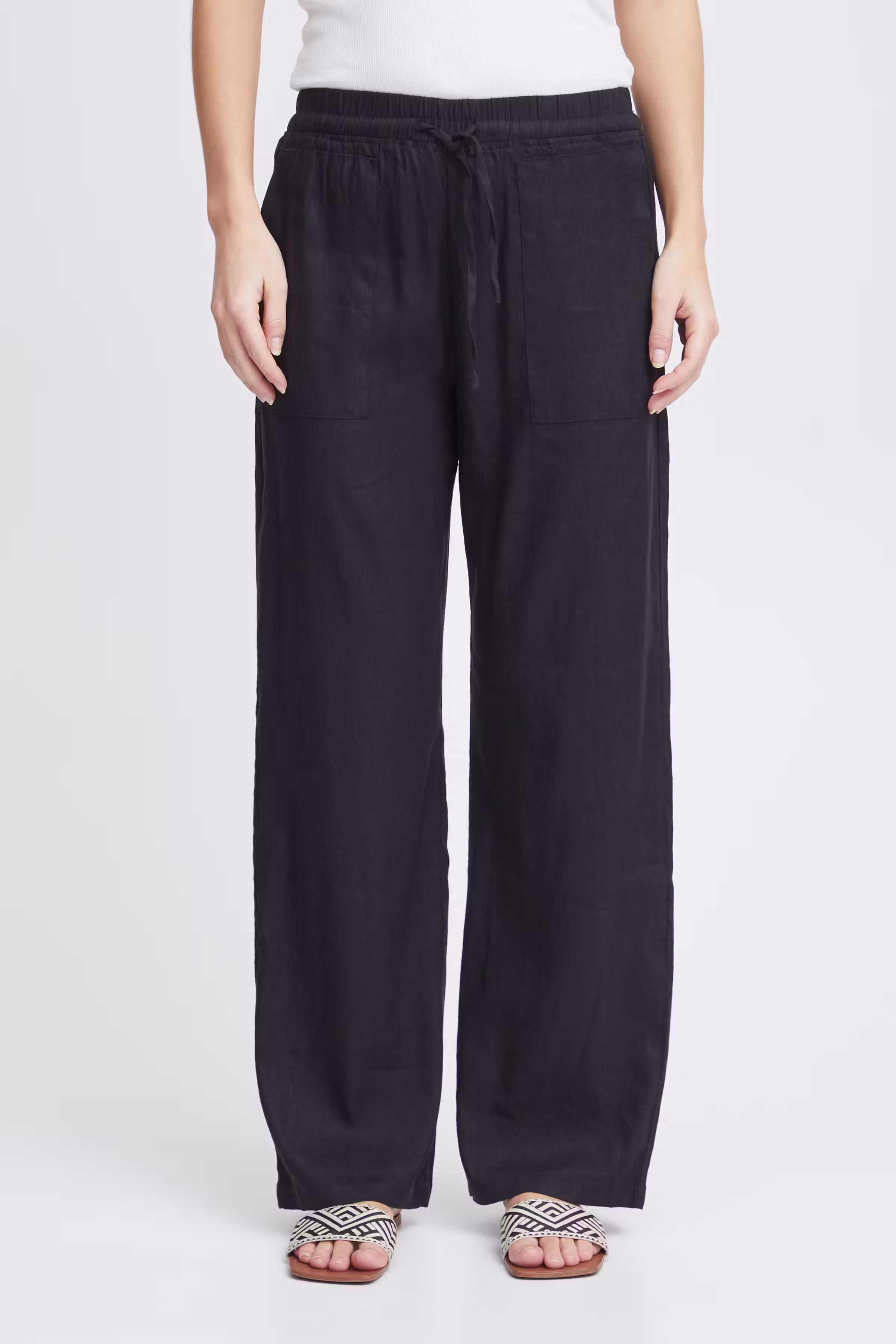 PZLUCA Full Length Wide Leg Bukser LOOKBOOK FRONT 50208020-193911