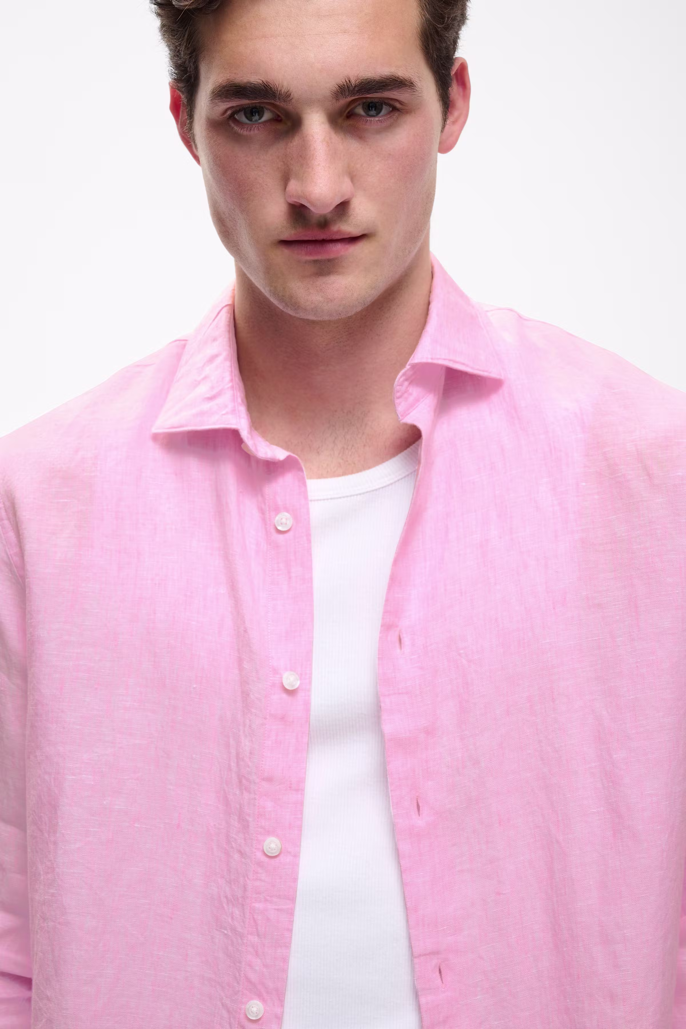 MAmarc linen shirt LOOKBOOK DETAIL 30205841-142311