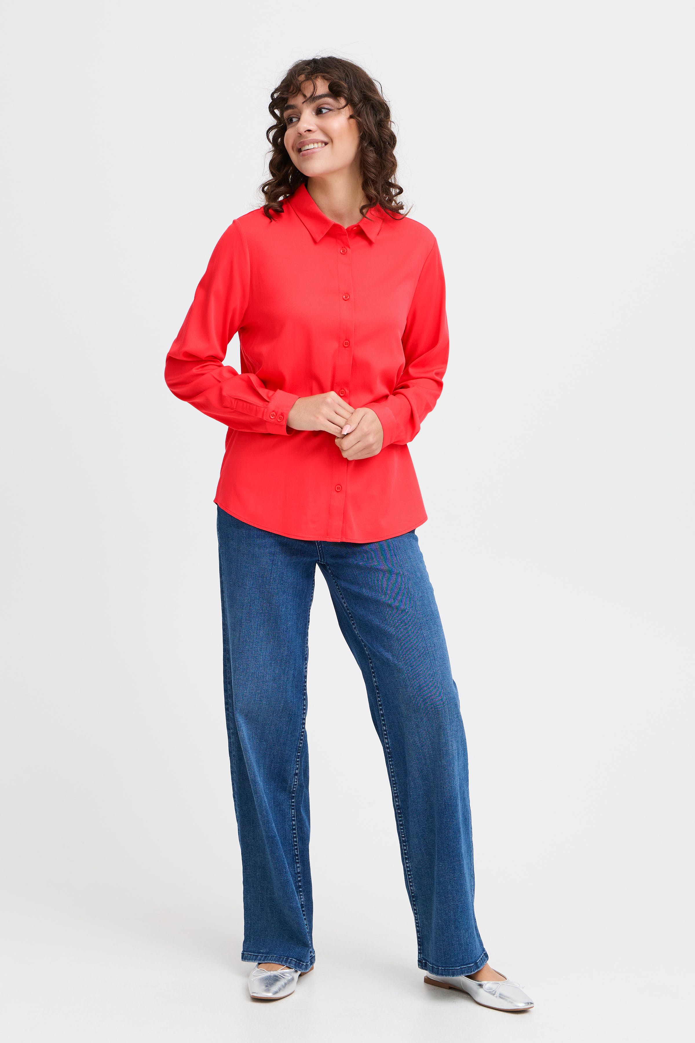 FRJUSTINA Skjorta LOOKBOOK FRONT 20614070-171654