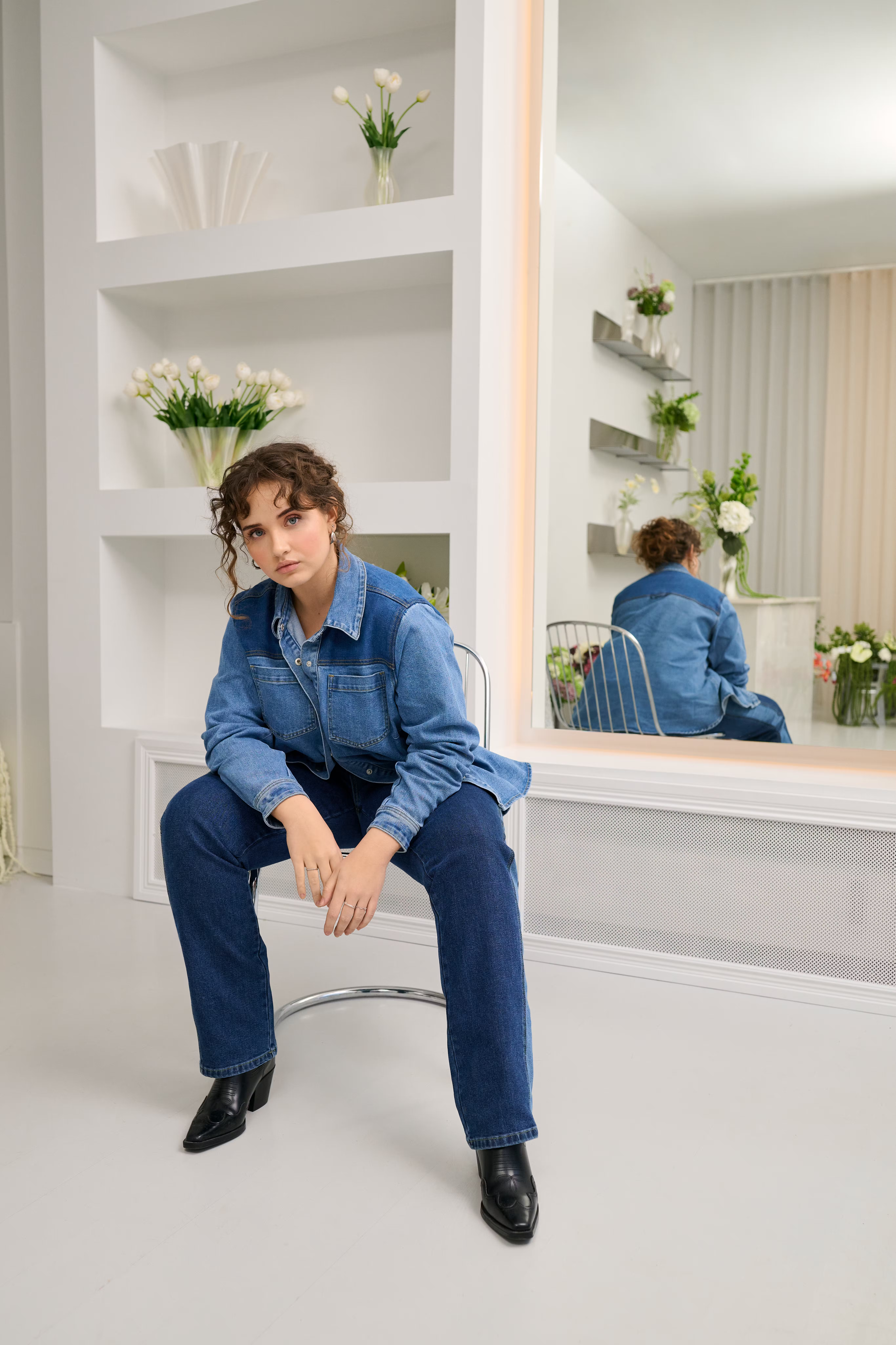 KCsandria Chemise en Denim LOCATION NONE 10583531-102989