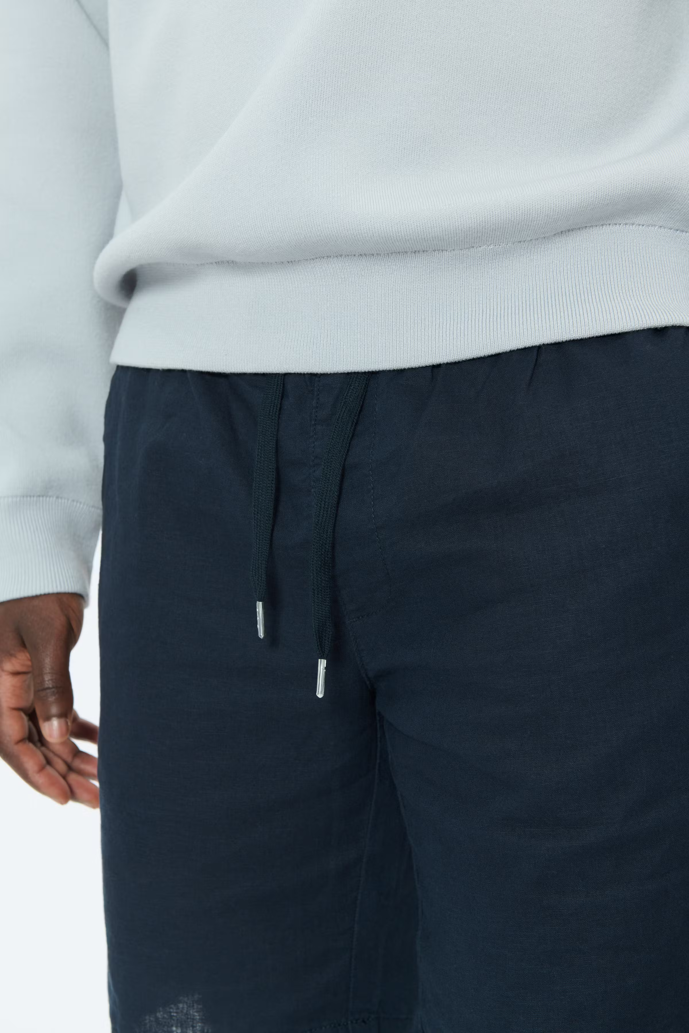 MAbarton linen shorts LOOKBOOK DETAIL 30206032-194011