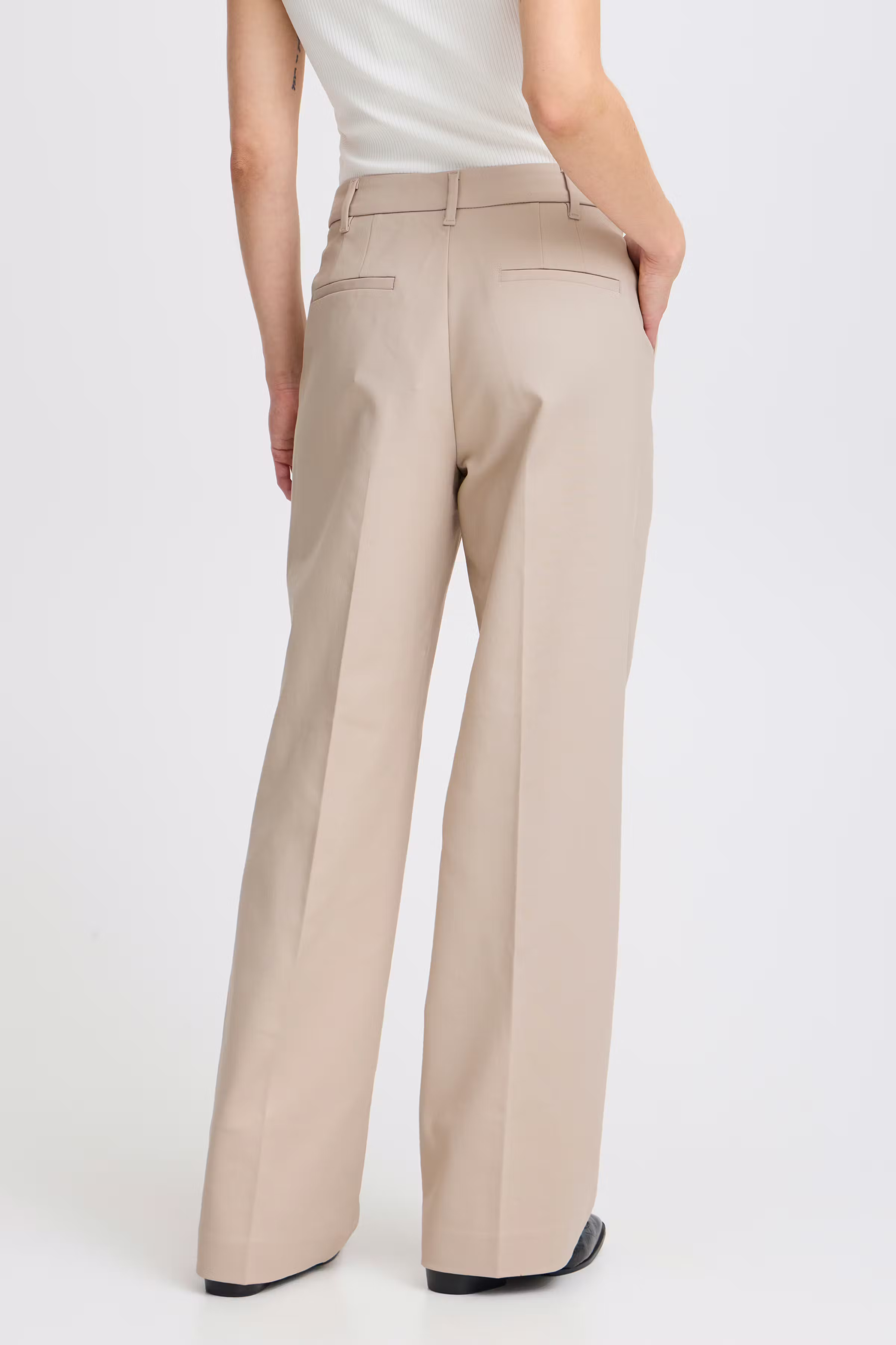 PZBINDY High Waist Wide Leg Bukser LOOKBOOK BACK 50206519-161305