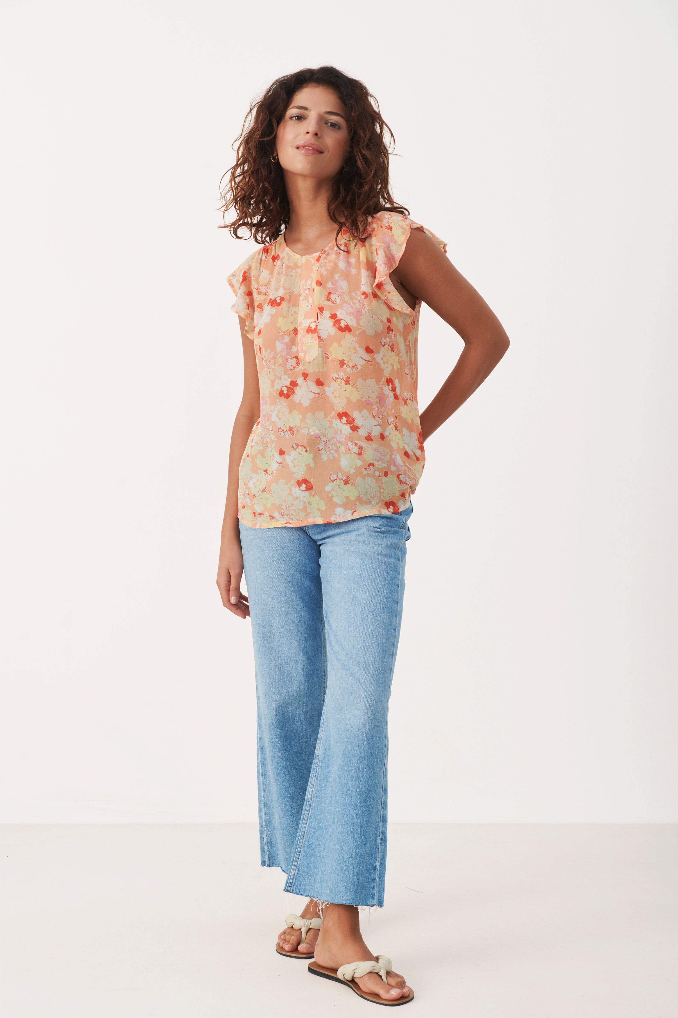 PrillePW Bluse LOOKBOOK FRONT 30306855-302102