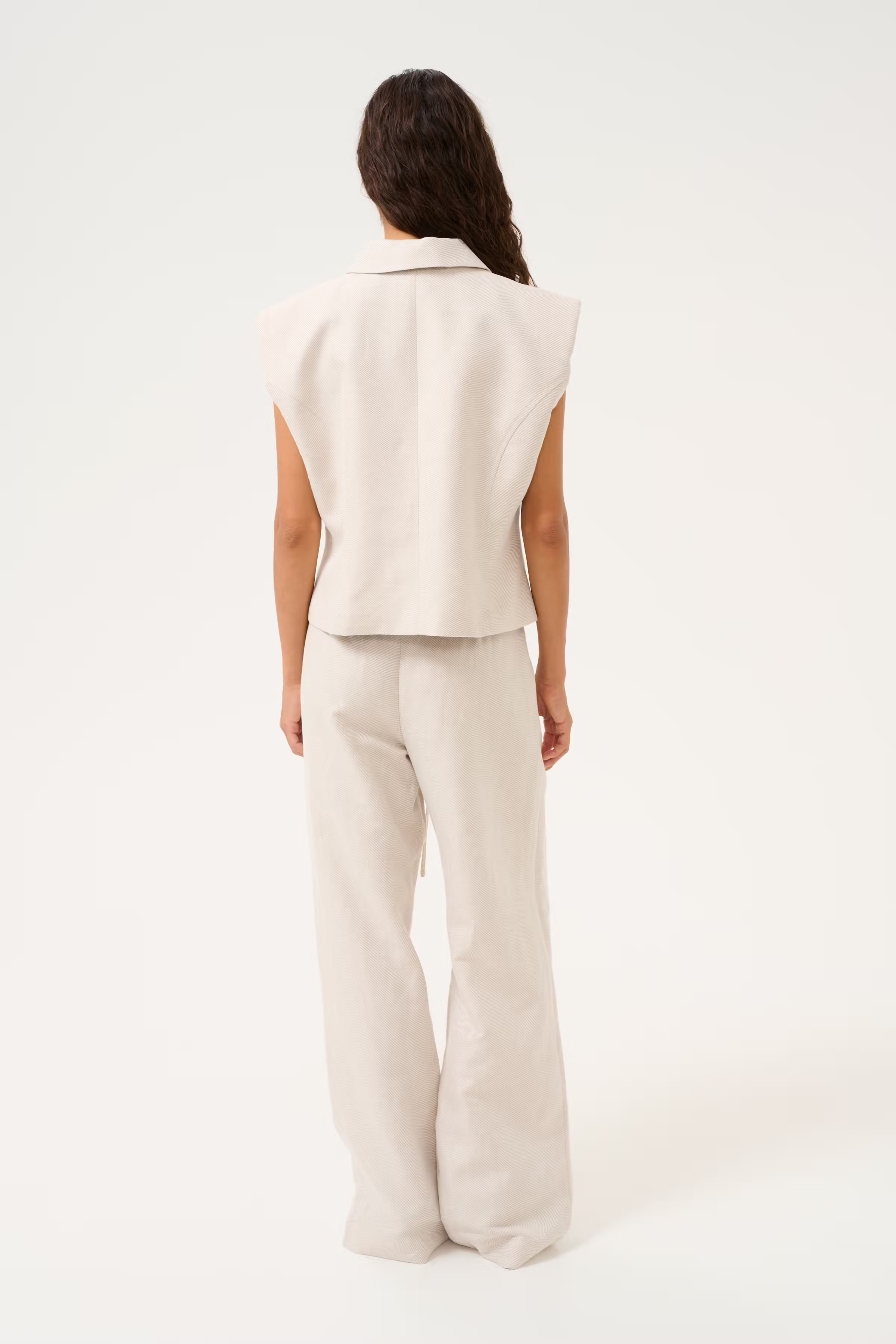 KBVia Top in linen blend LOOKBOOK BACK 10105475-1613101