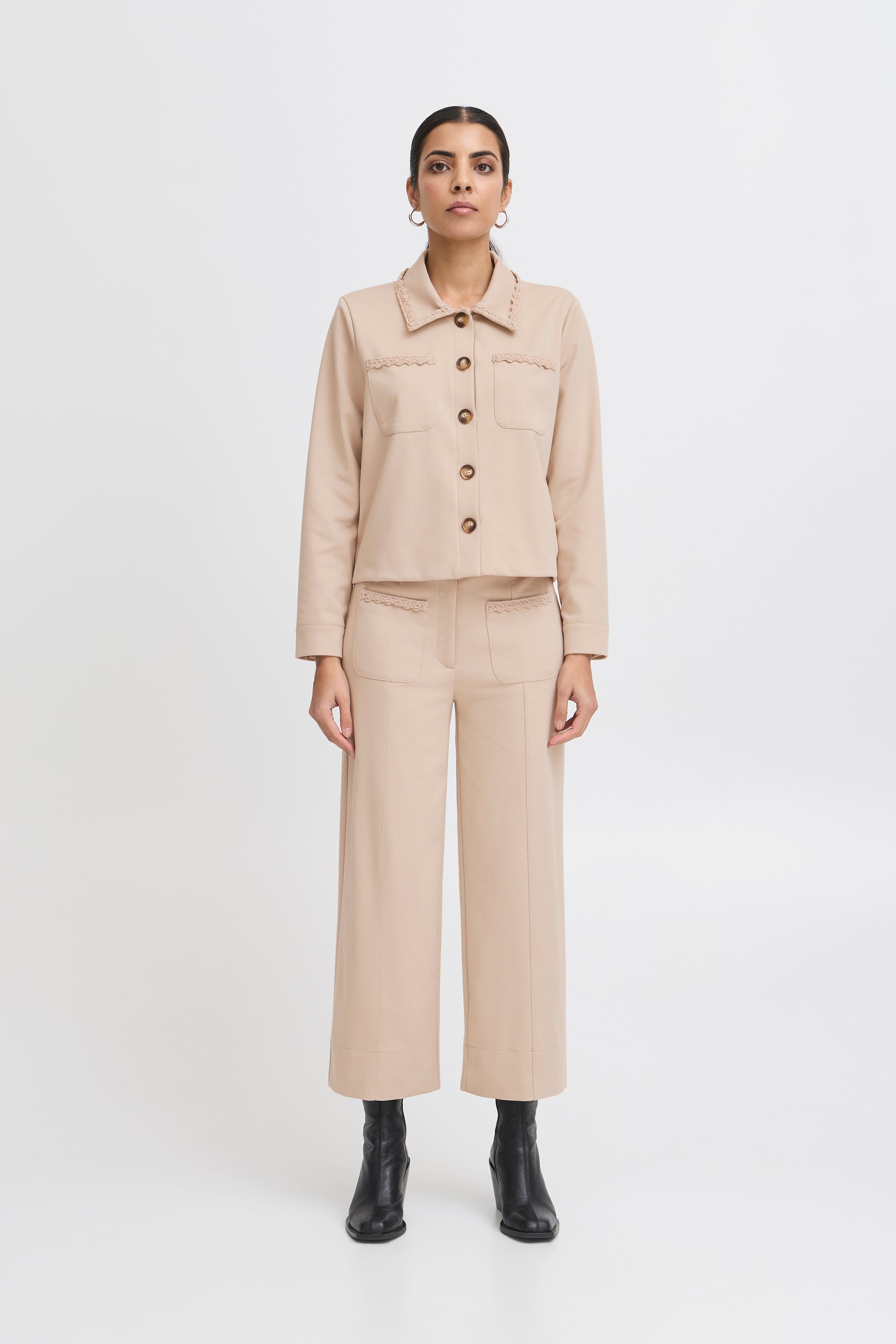 IHSIMONSE  Langærmet skjorte LOOKBOOK FRONT 20123023-151308