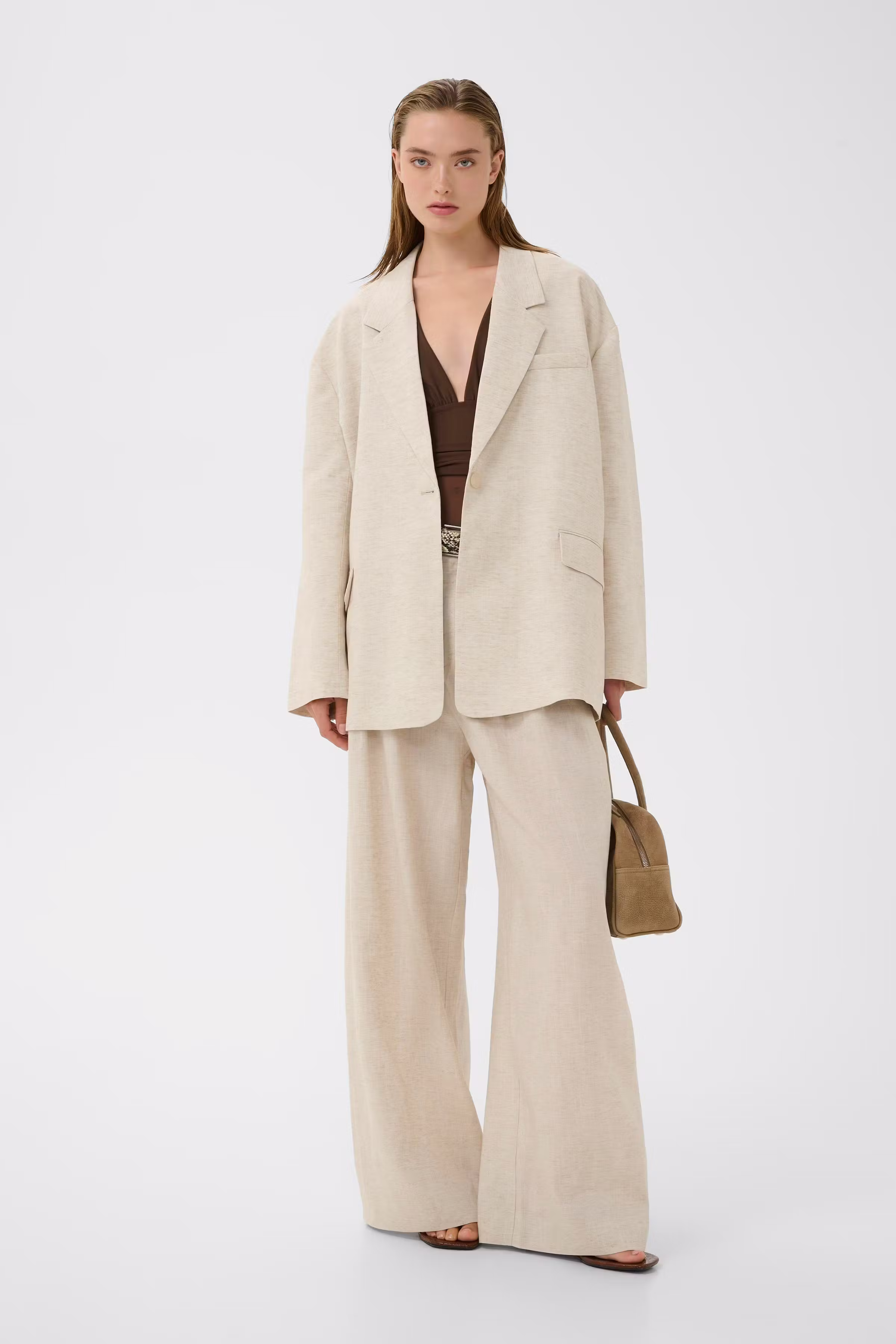 GZriava Leinenblazer LOOKBOOK FRONT 10911268-107203