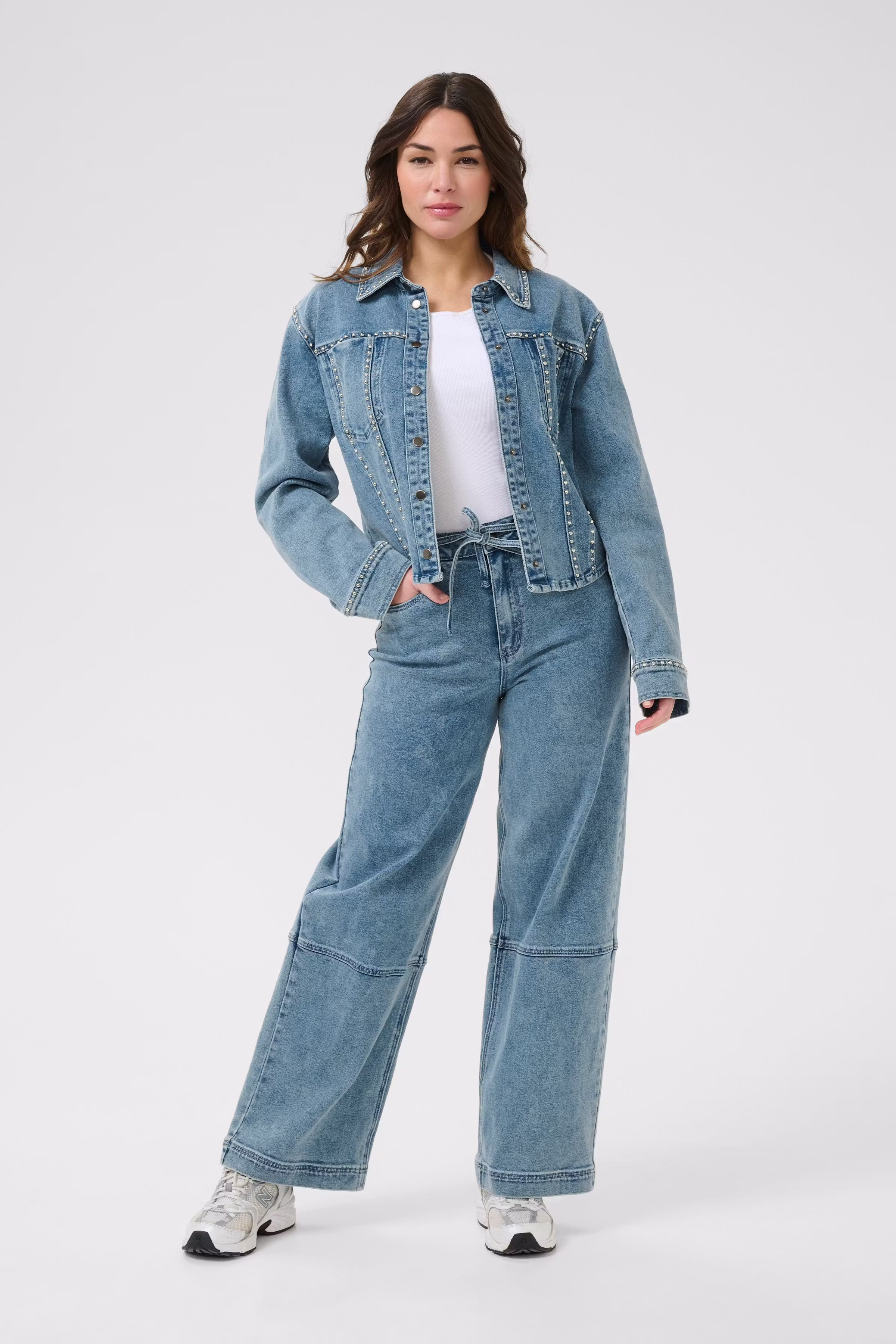 KAdorina Denimskjorte LOOKBOOK FRONT 10509685-107702